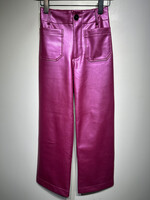 Maeve Faux Leather Hot Pink Pants 24