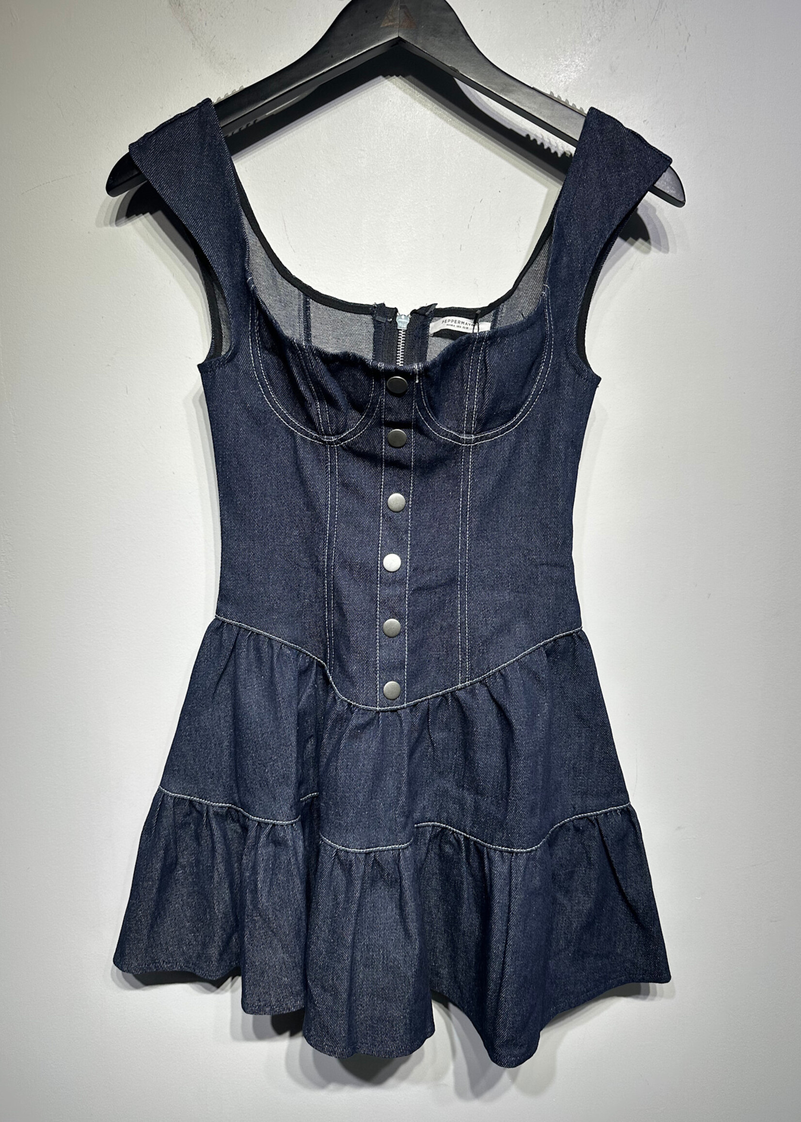 Peppermayo Dark Wash Denim Dress XS/S