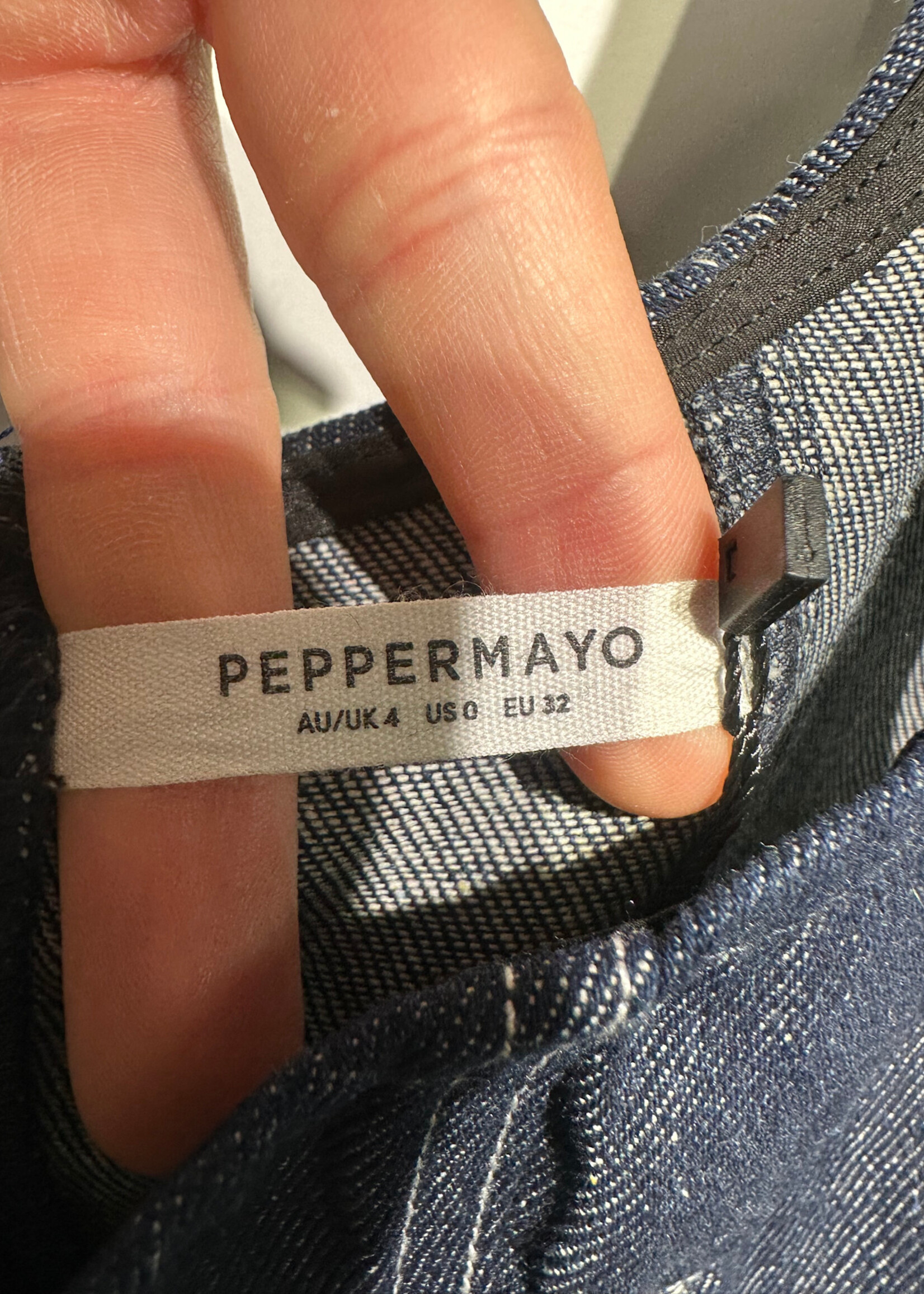 Peppermayo Dark Wash Denim Dress XS/S