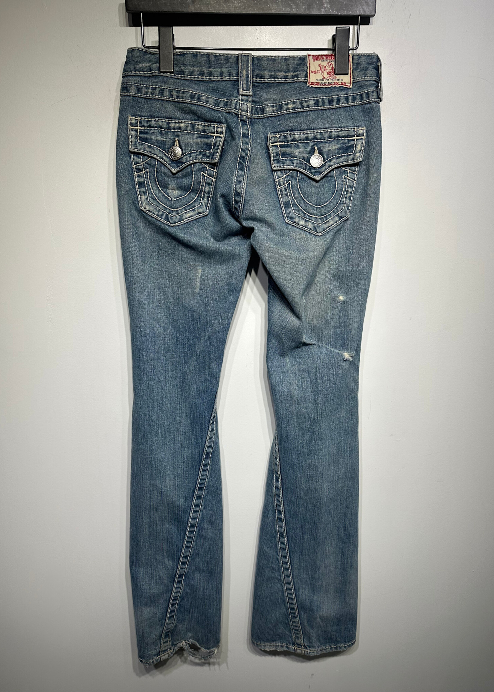 True Religion Y2K Low Waist Flare Jeans 26 - ALT REBEL