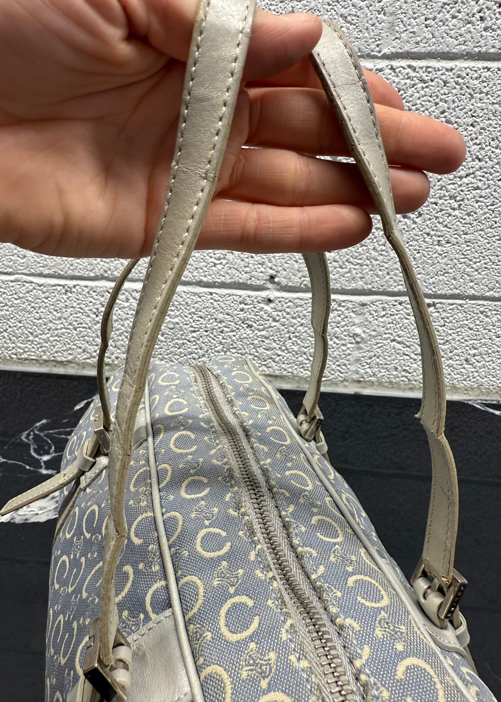 Celine Vintage Canvas Handbag