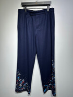 Amiri Blue Paint Splatter Trouser Masc 36