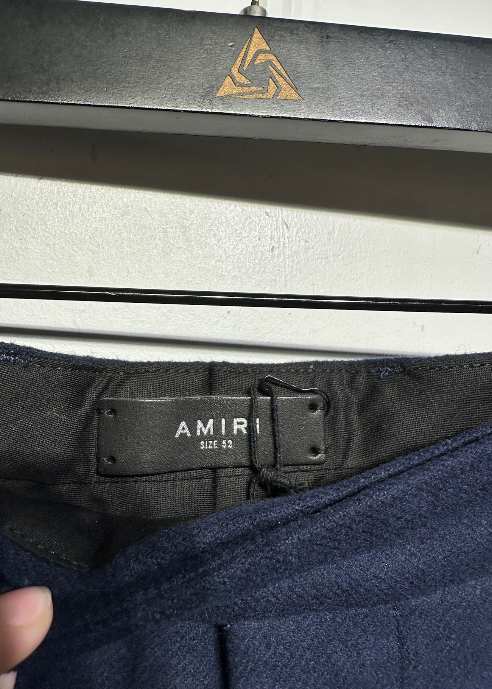 Amiri Blue Paint Splatter Trouser Masc 36