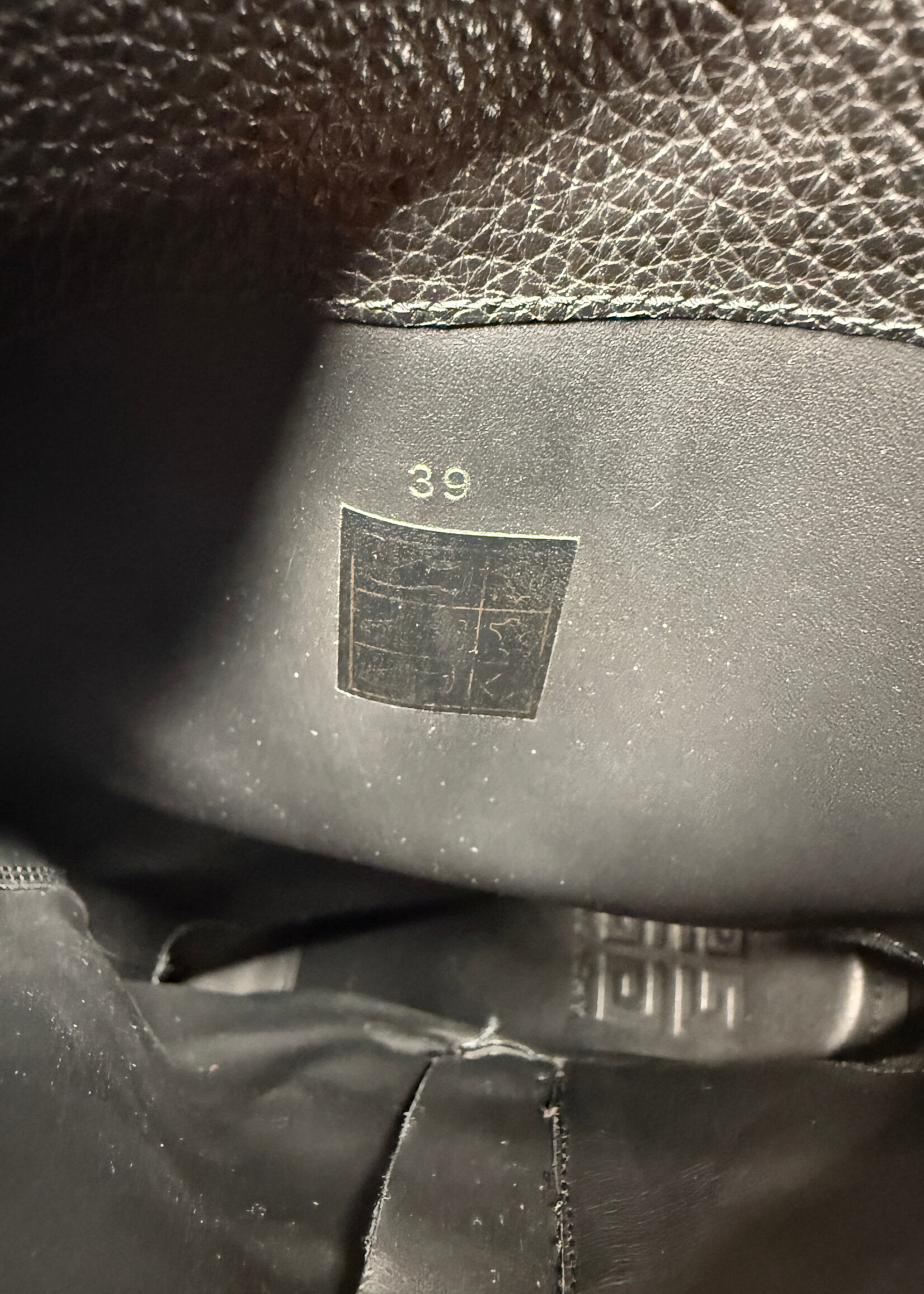 Givenchy Black Fold Over Boots 39/8.5