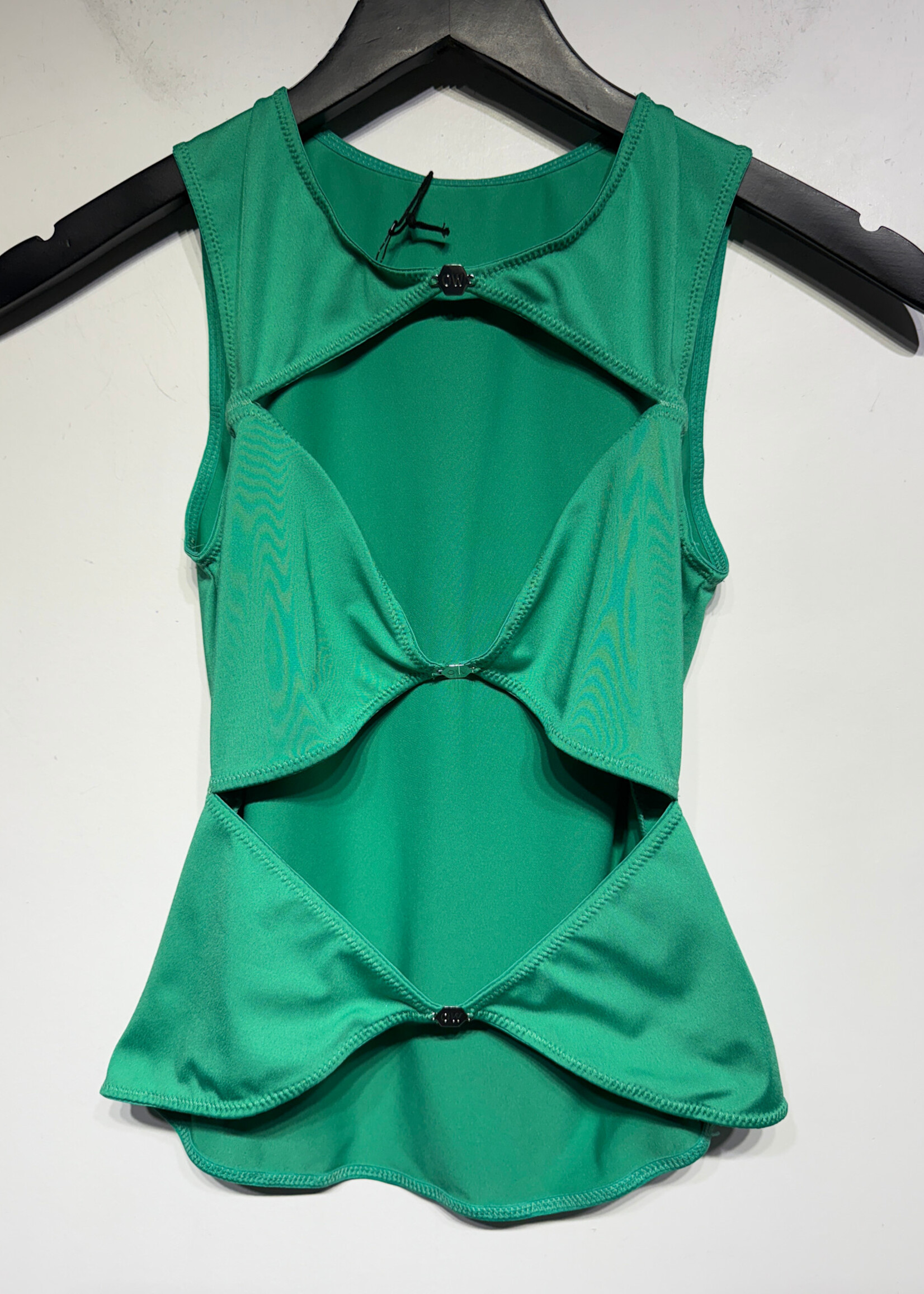 OW Collection Green Open Back Tank S