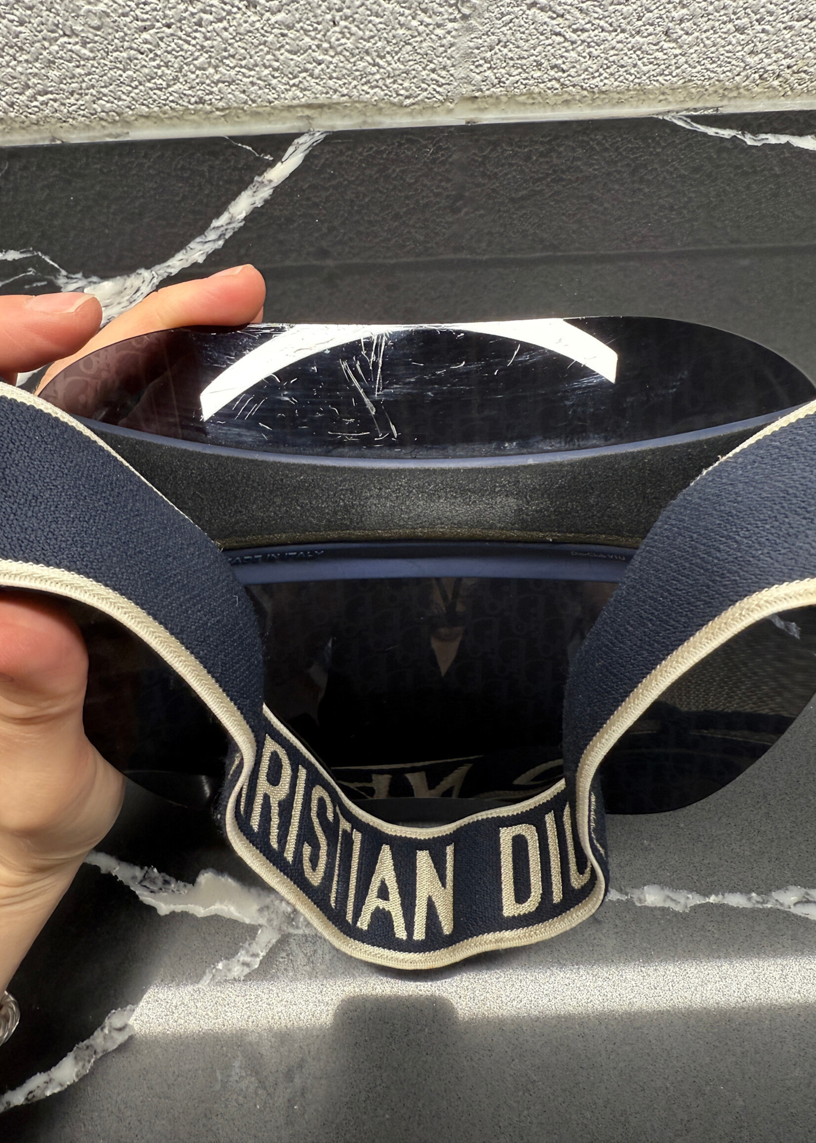 Dior Monogram Print Visor