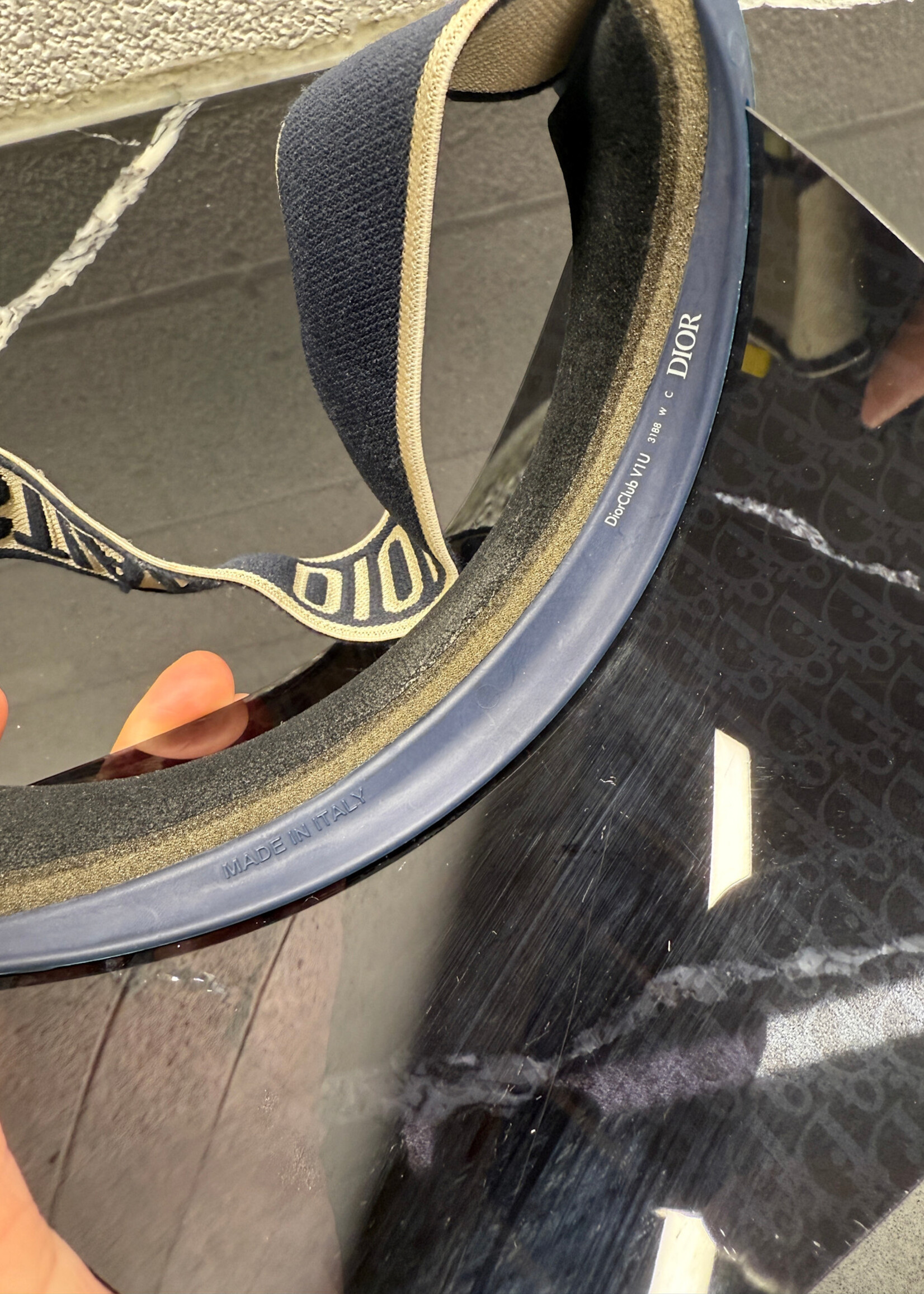 Dior Monogram Print Visor