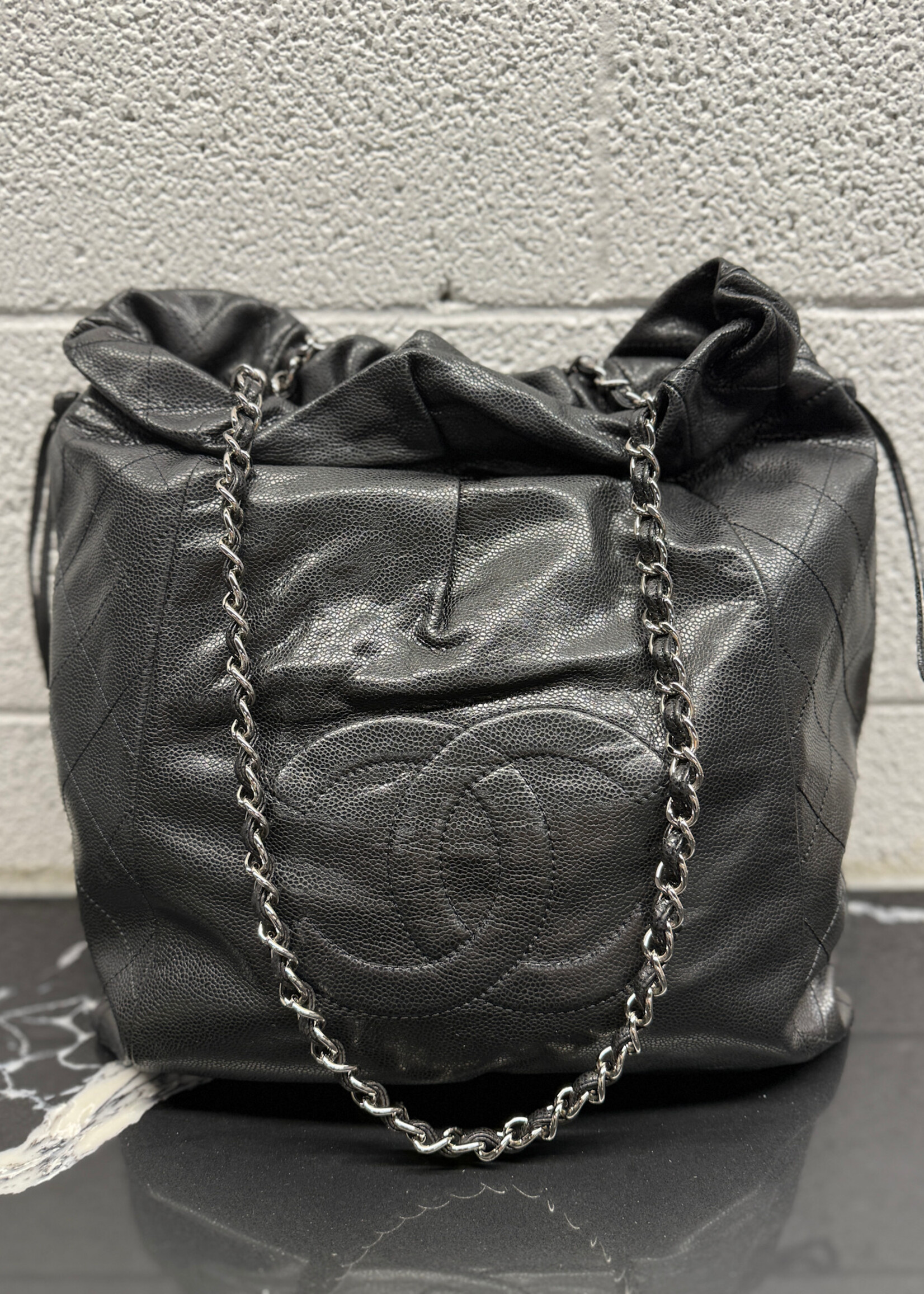 Chanel Caviar 31 Drawstring Tote
