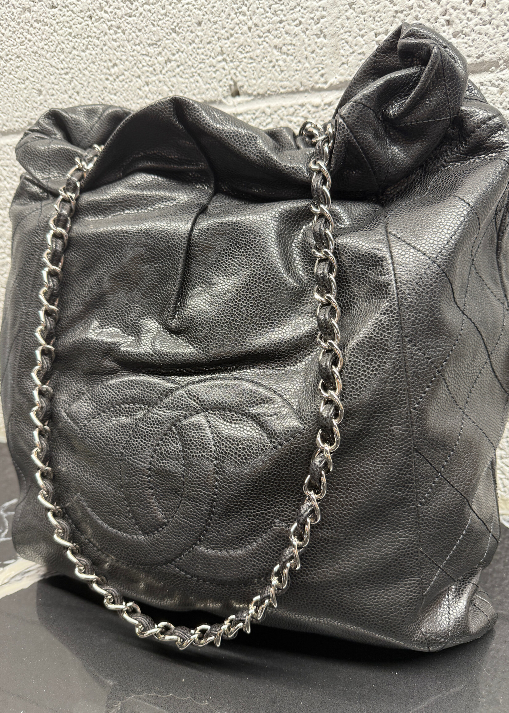 Chanel Caviar 31 Drawstring Tote