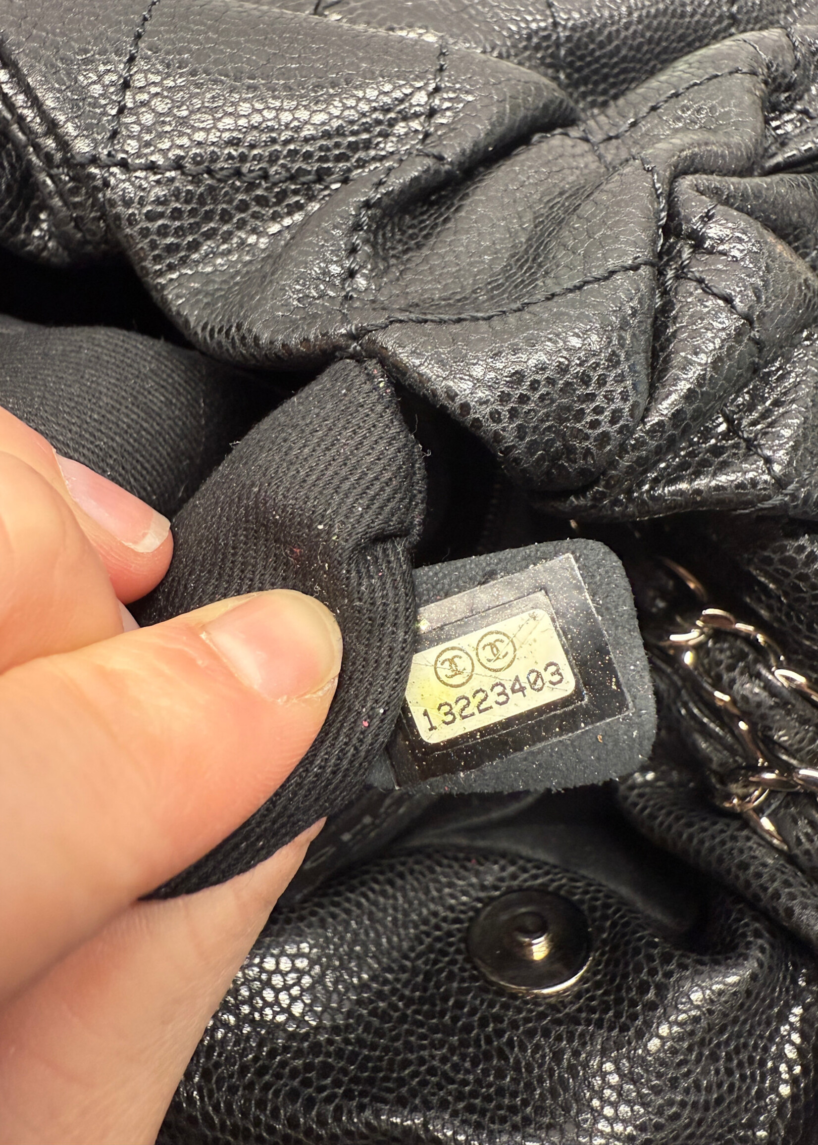 Chanel Caviar 31 Drawstring Tote