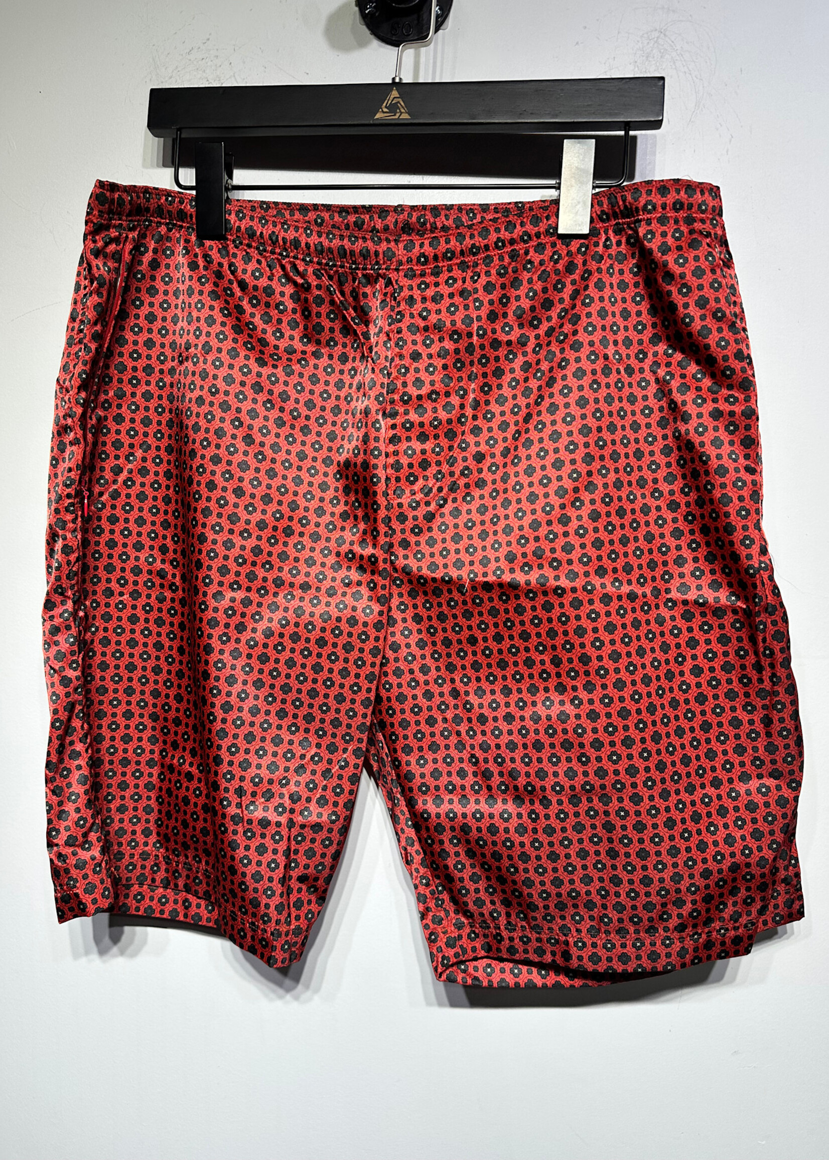 Needles Red Pattern Shorts Masc 34