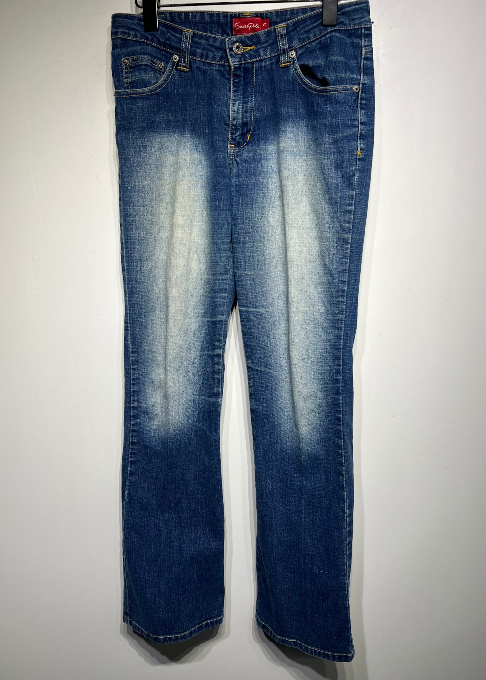 Southpole Knee Fade Blue Denim 28