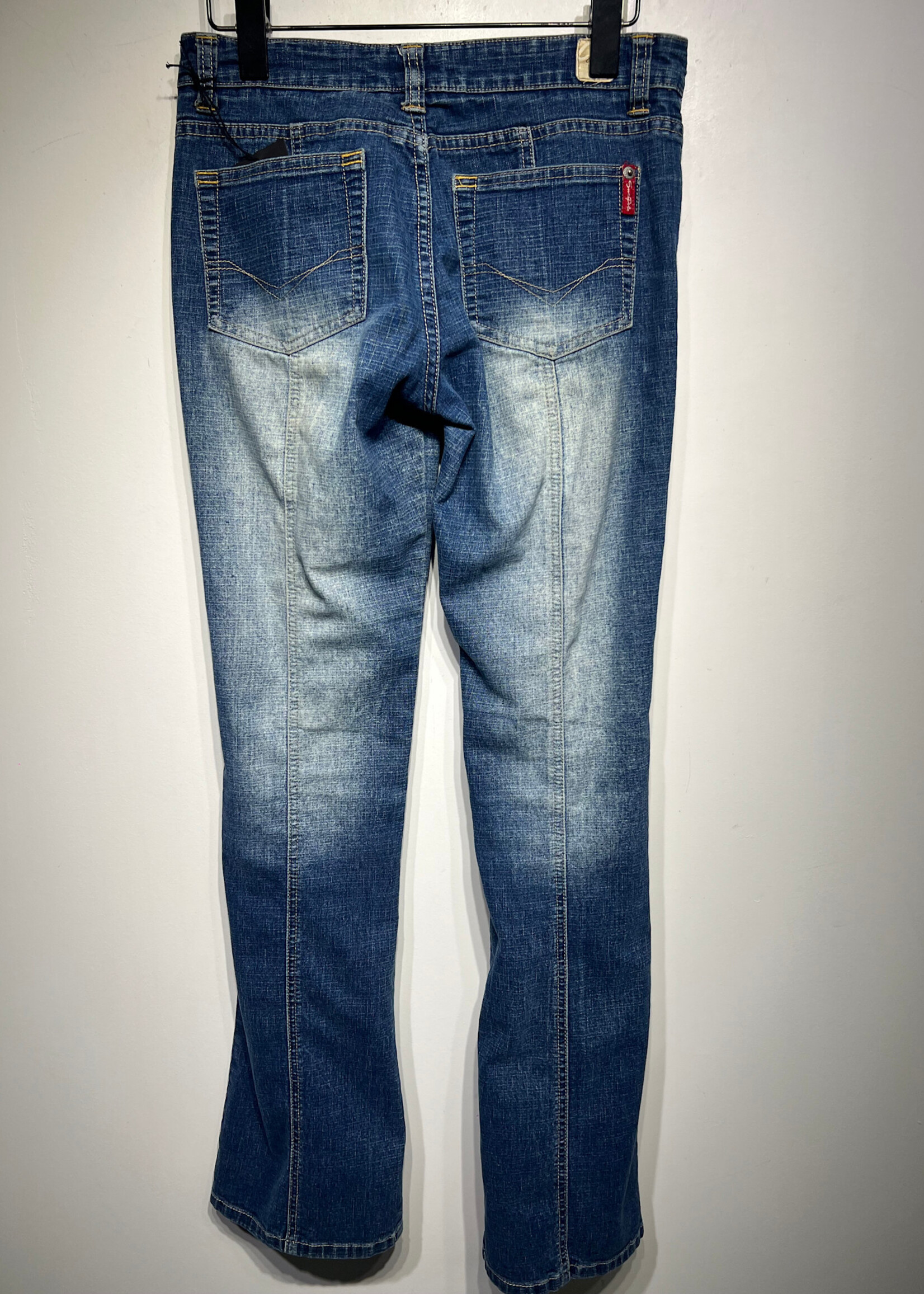 Southpole Knee Fade Blue Denim 28