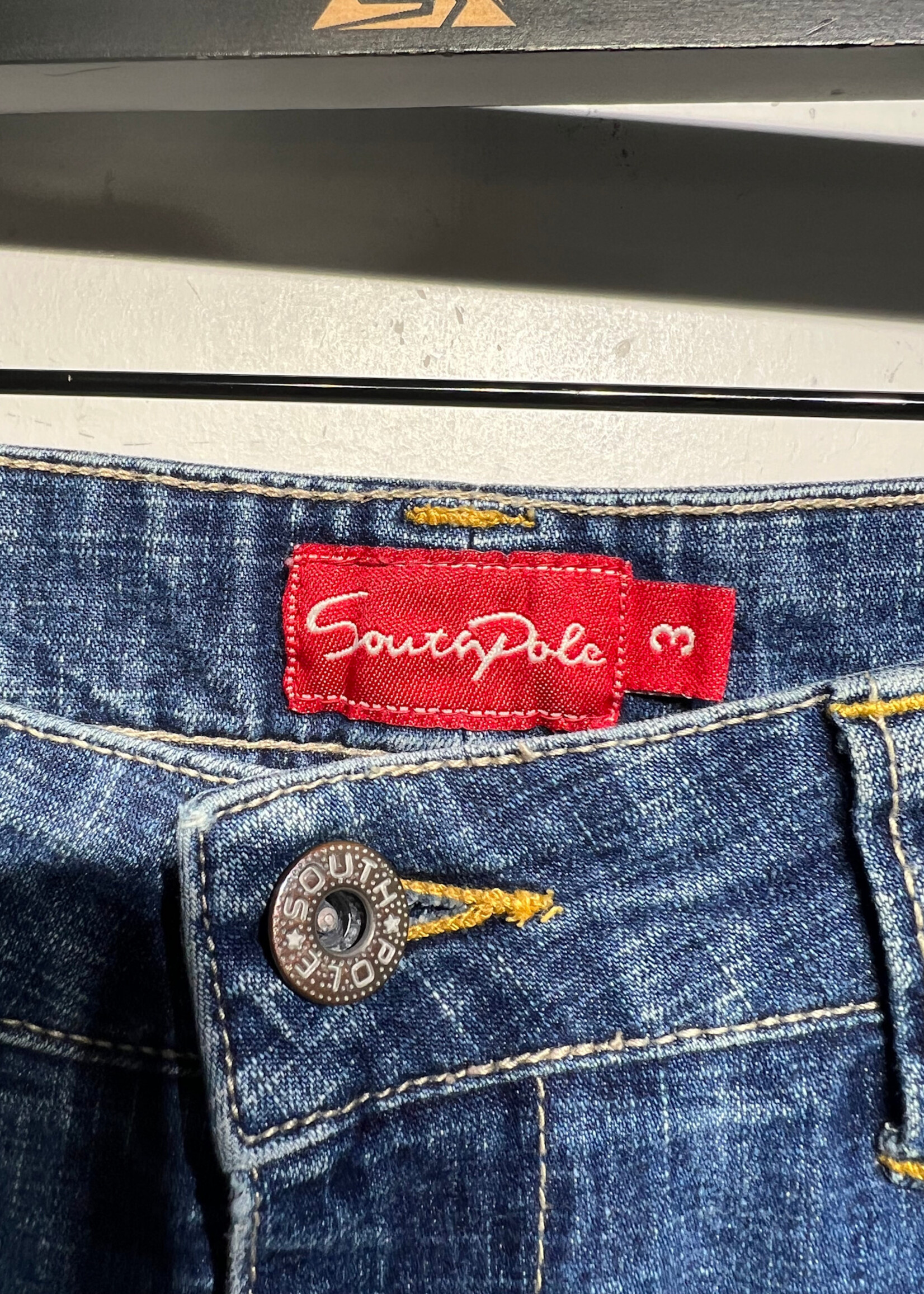 Southpole Knee Fade Blue Denim 28