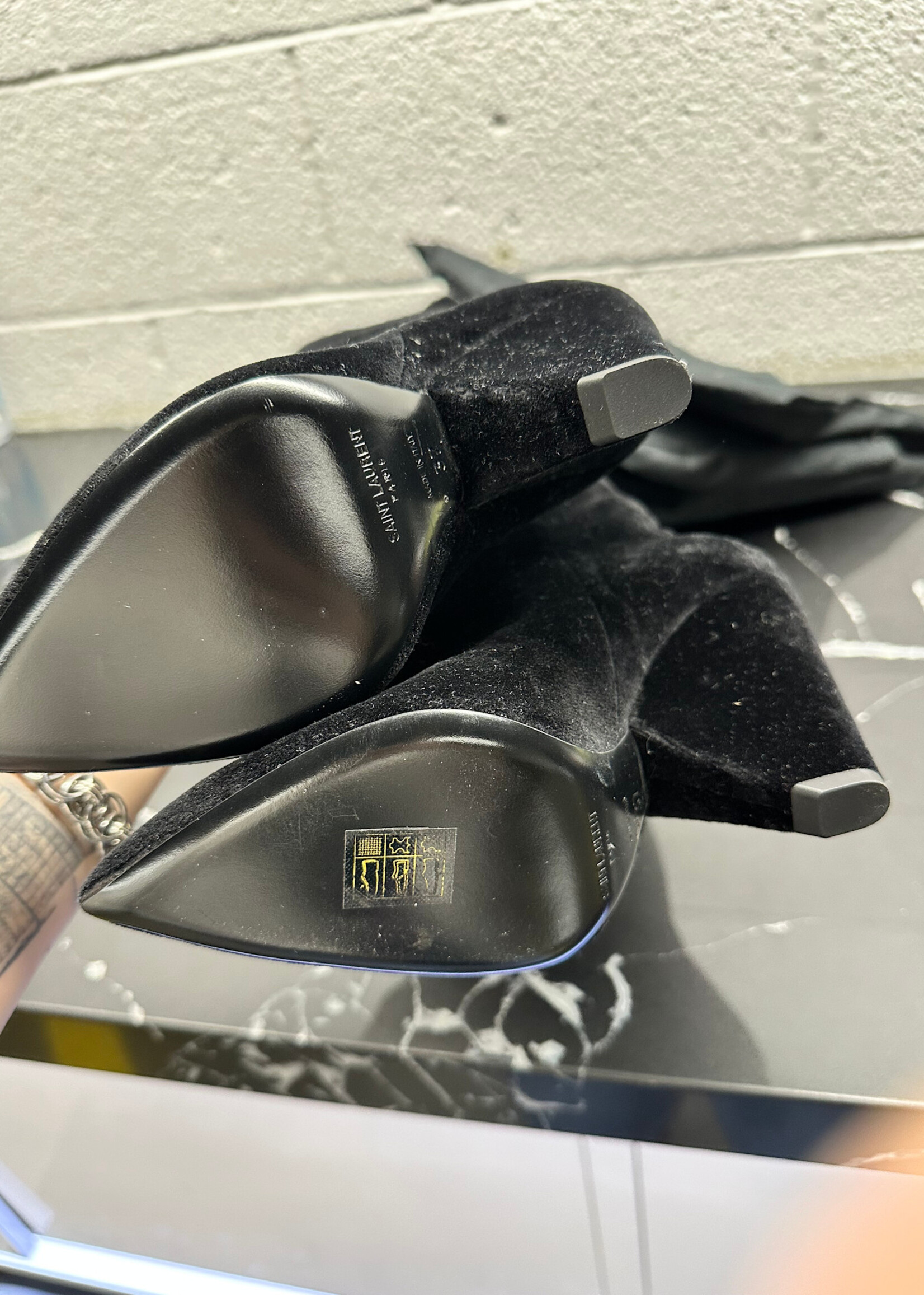 Saint Laurent Niki Over The Knee Boots 37/7