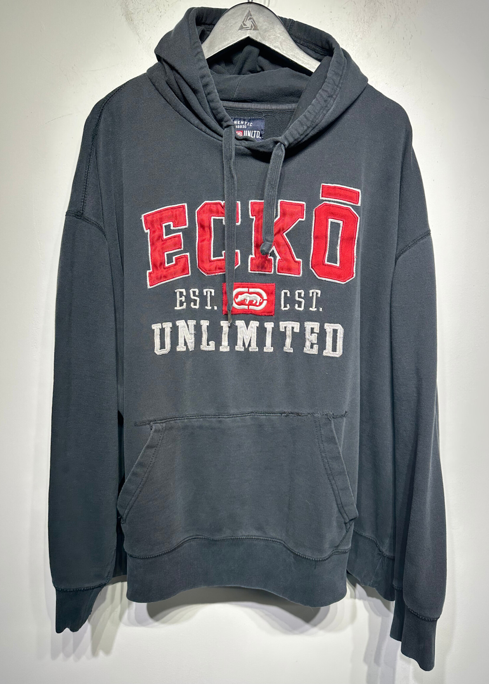 Ecko Black Boxy Y2K Hoodie 6XL - ALT REBEL