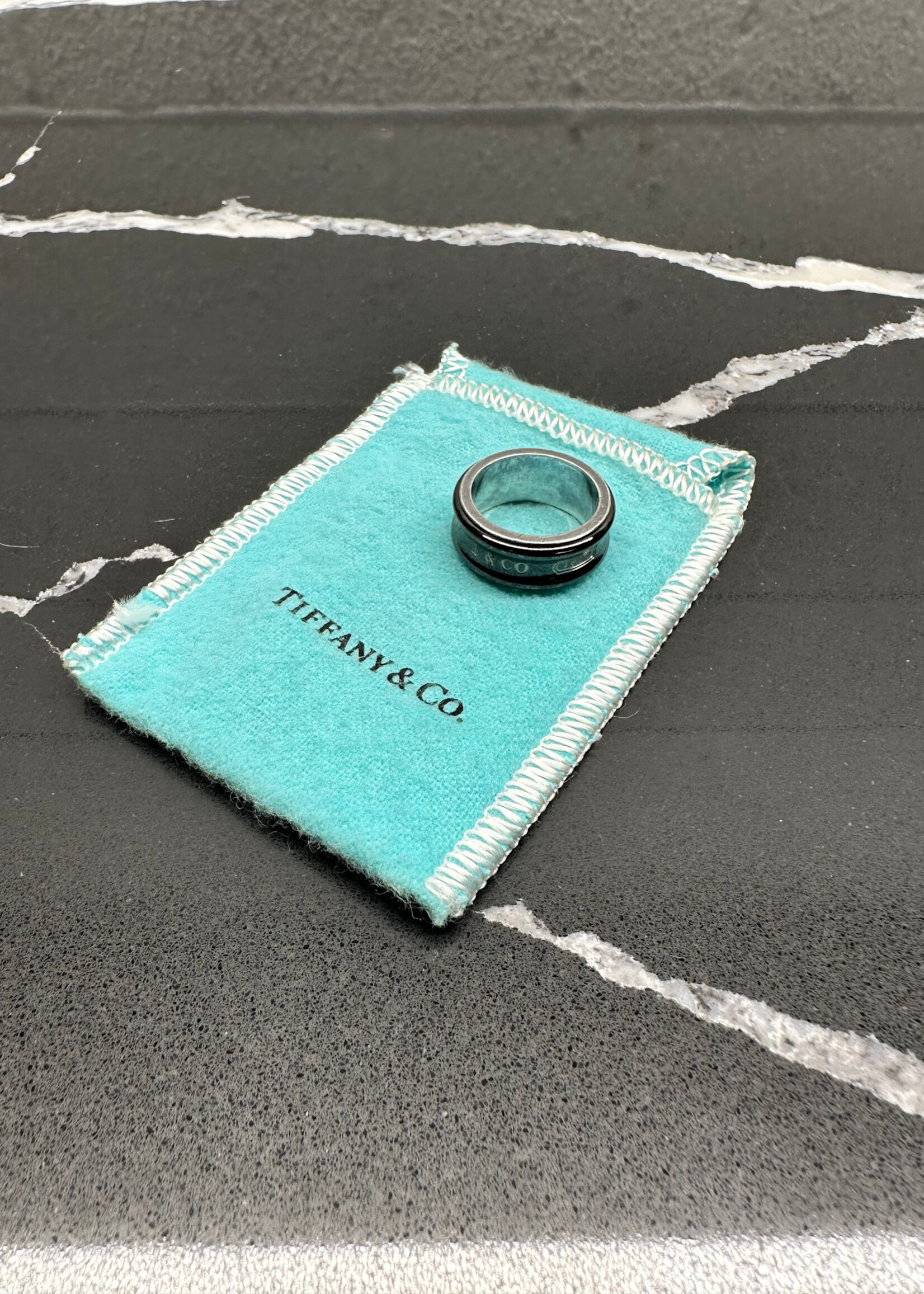Tiffany & Co 1837 Titanium Ring