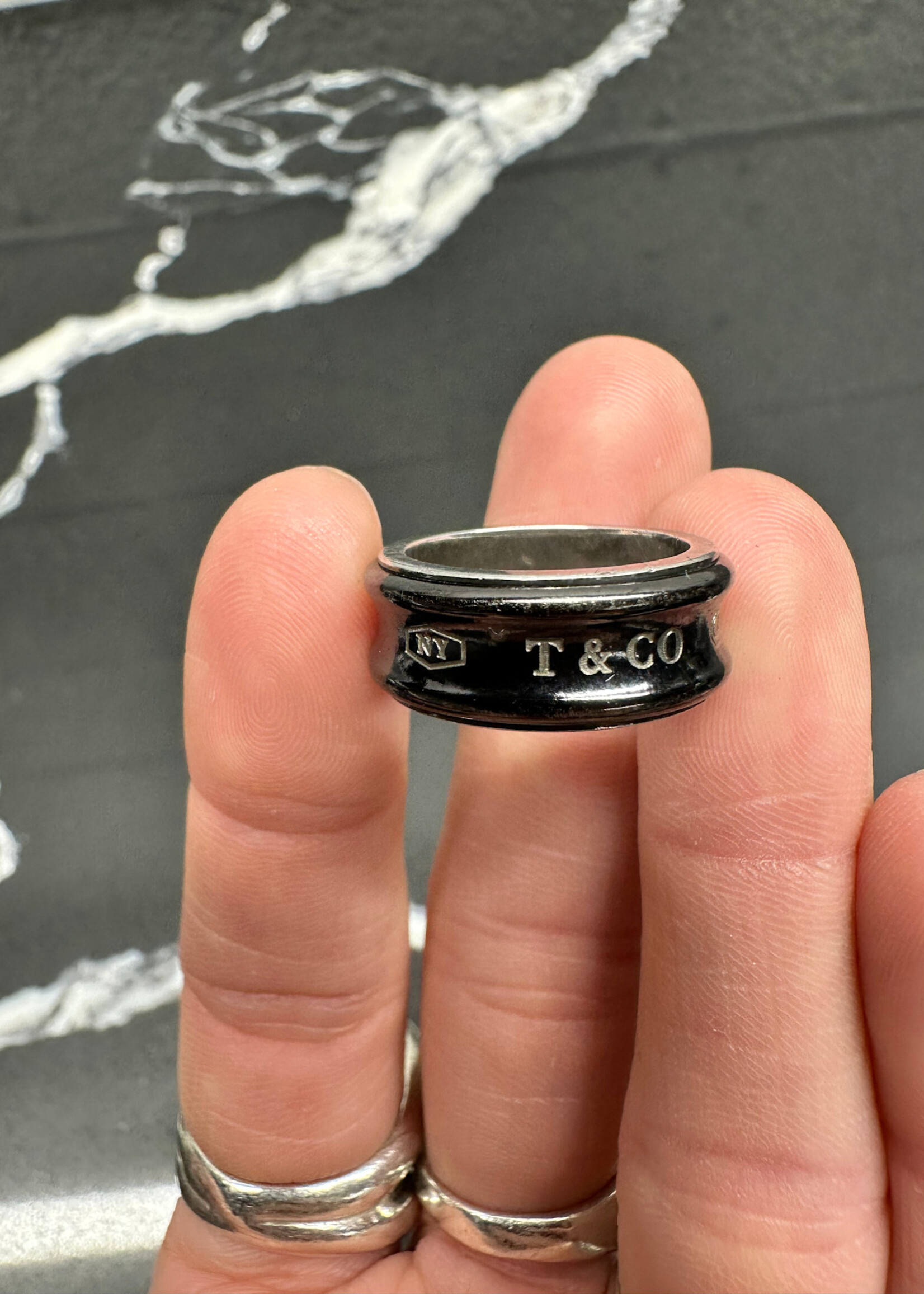 Tiffany & Co 1837 Titanium Ring