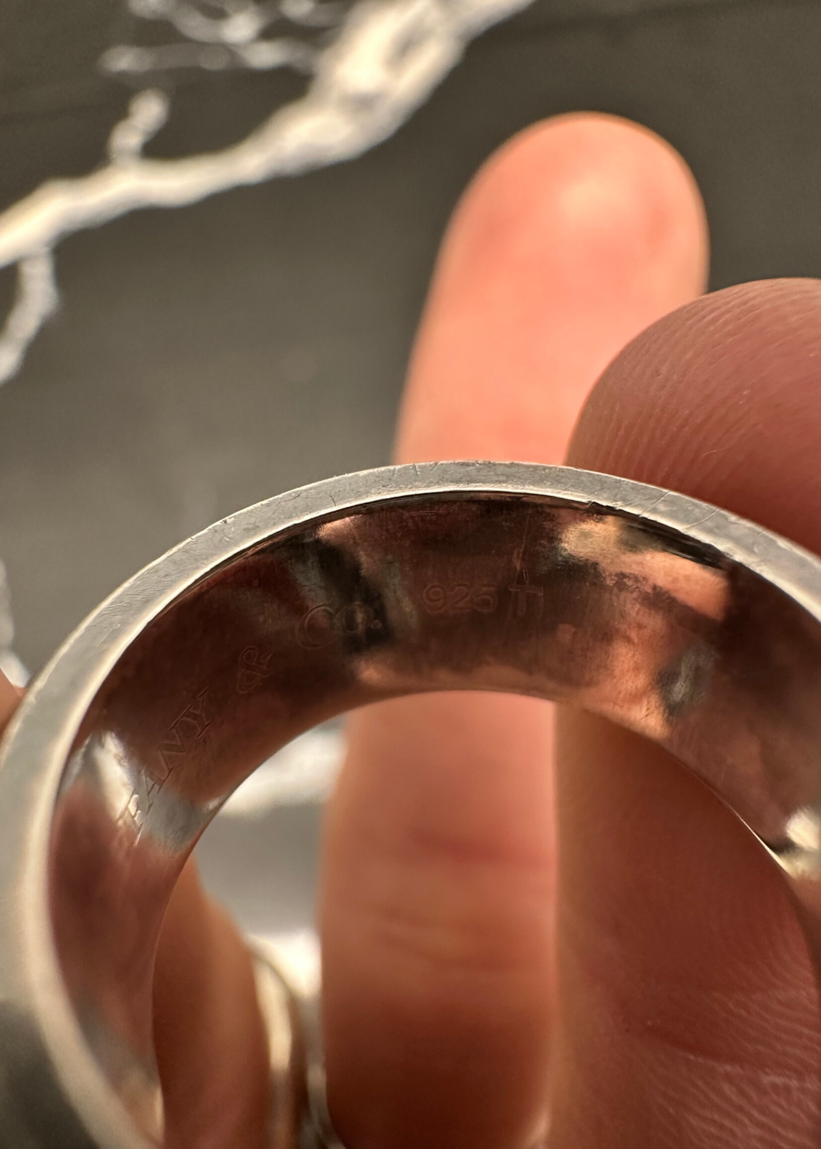 Tiffany & Co 1837 Titanium Ring
