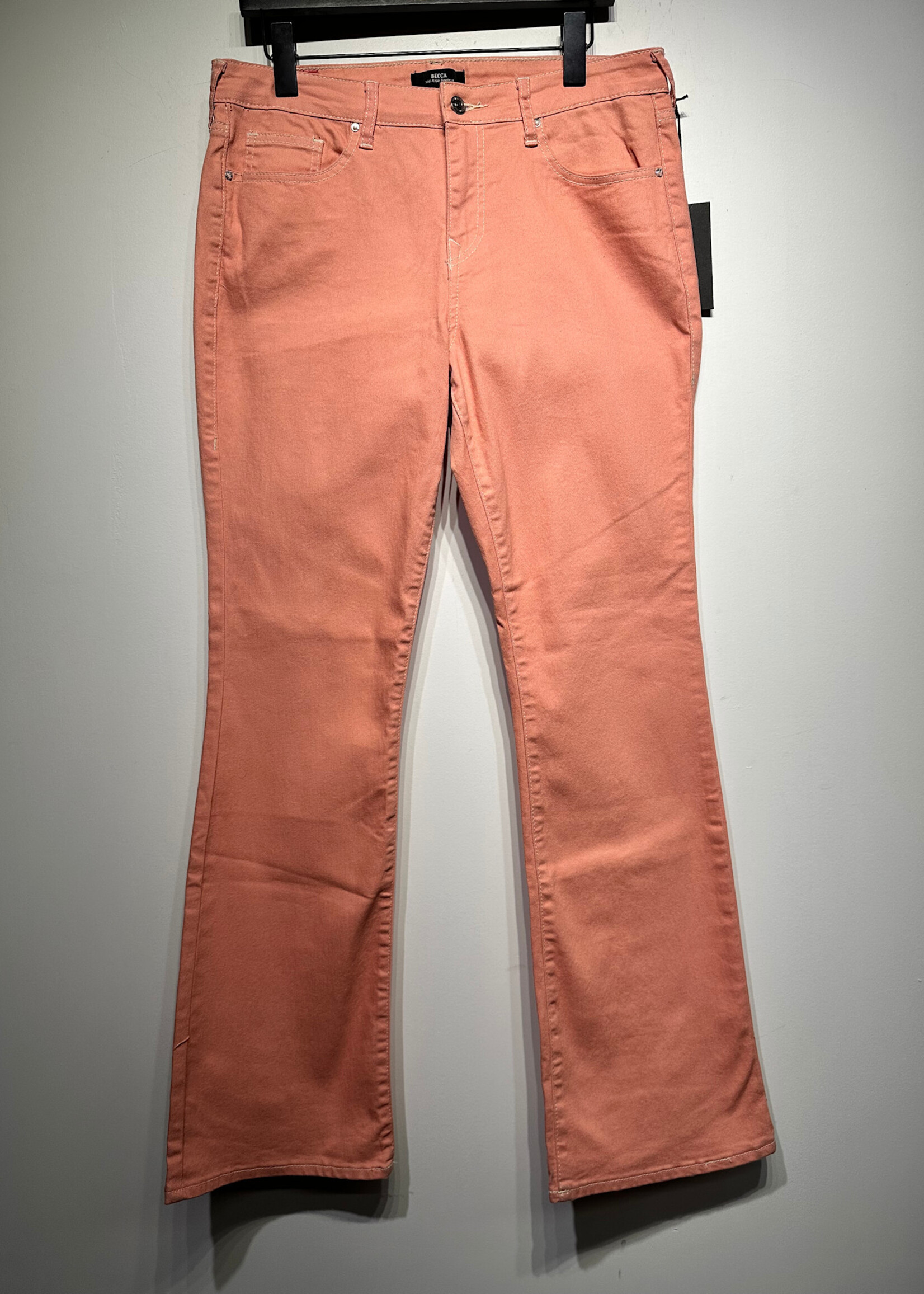 True Religion Salmon Pink Becca Flares Fem 32