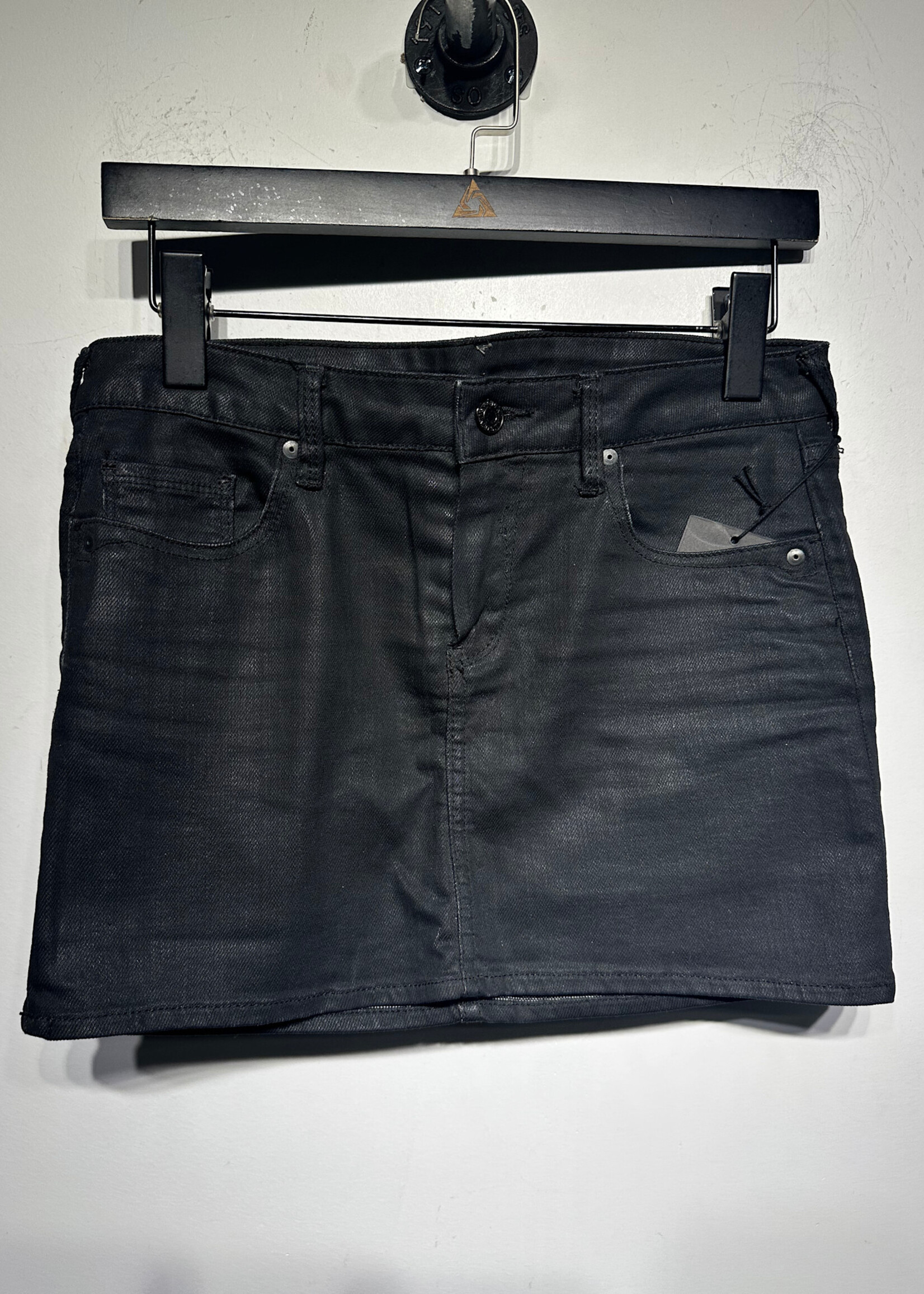La Temps Des Cerises Waxed Mini Skirt 26