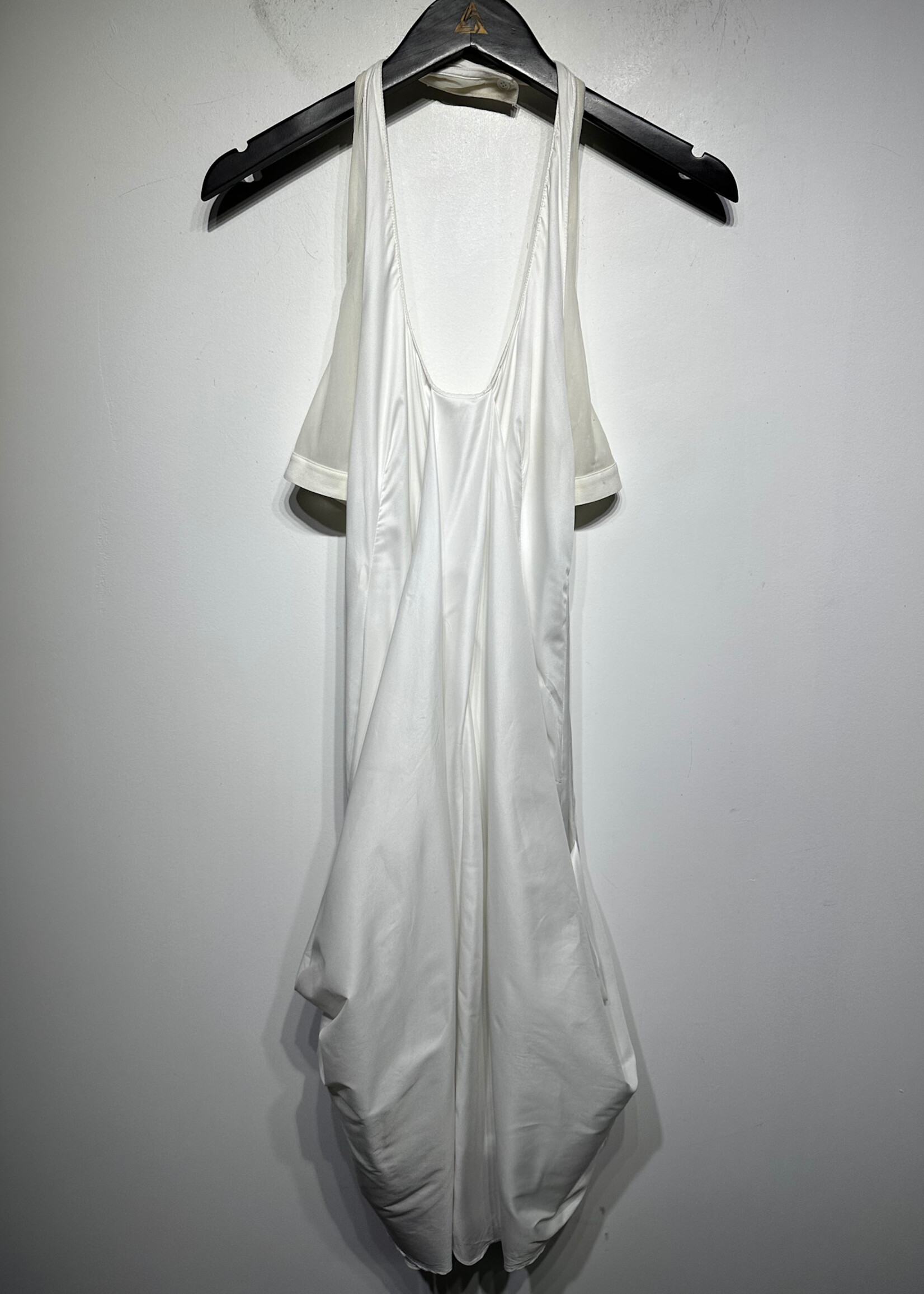 Helmut Lang White Open Back Dress 6 S/M