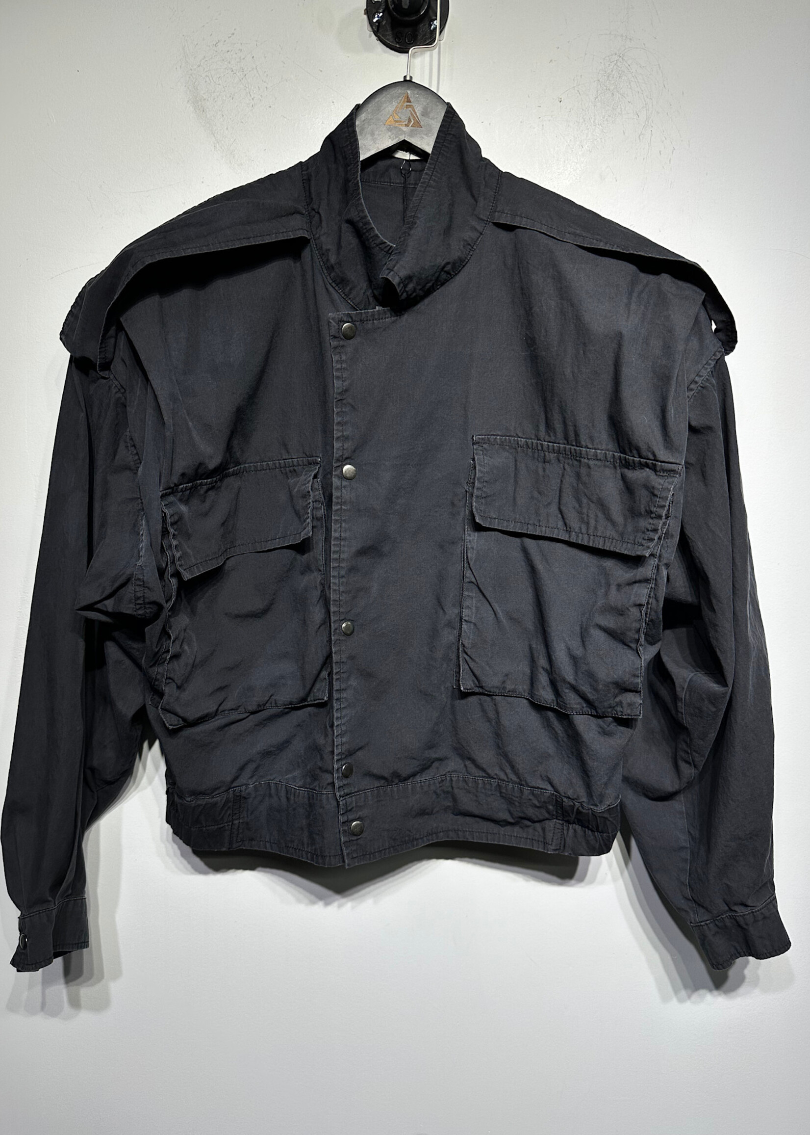 Parachute 80s Black Crop Jacket Fem M