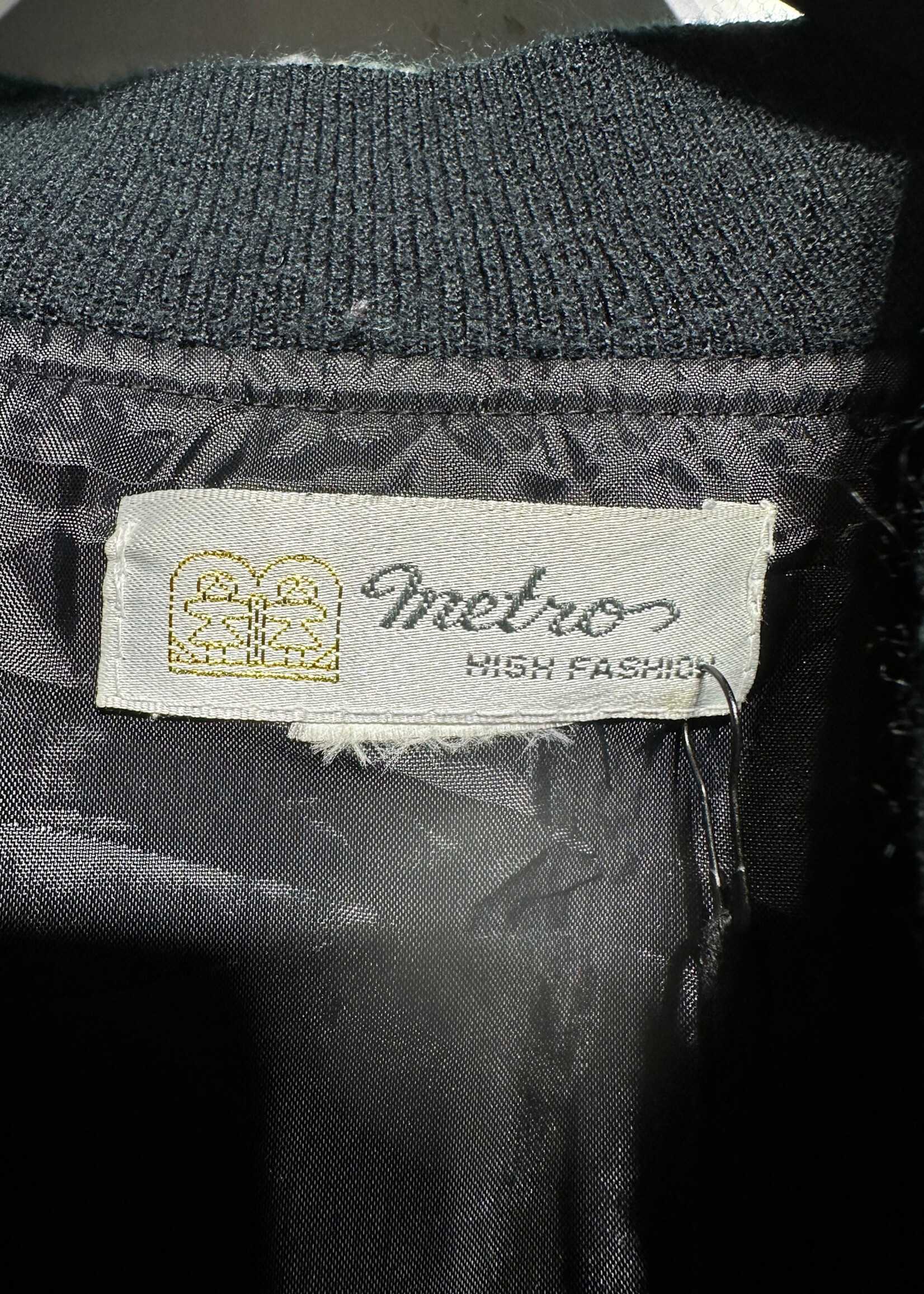 Metro Floral Chain Bomber Jacket Fem L