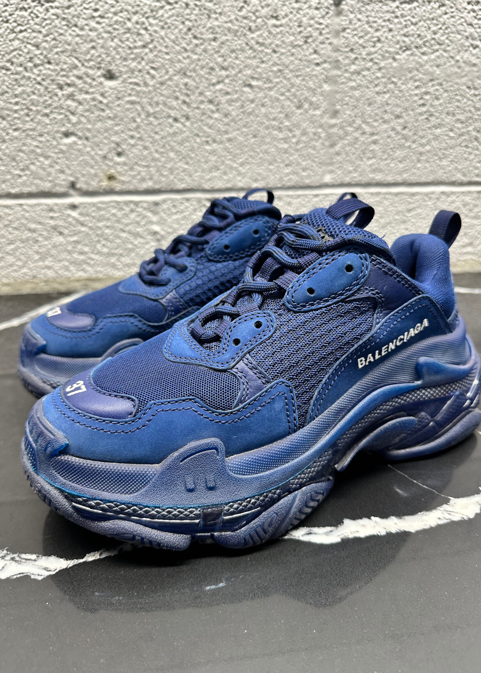 Balenciaga Triple S Blue/Blue Fem 7