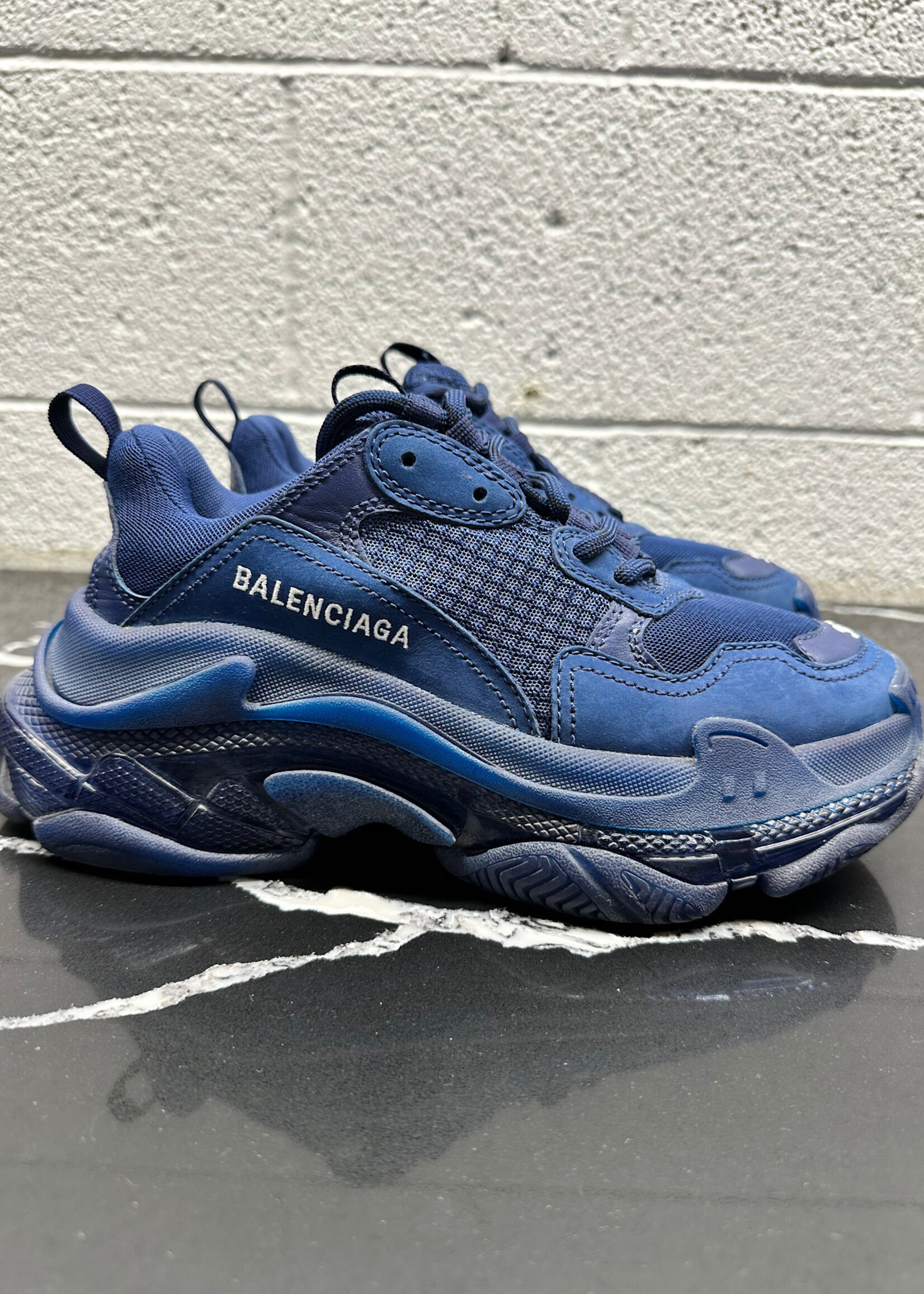 Balenciaga Triple S Blue/Blue Fem 7