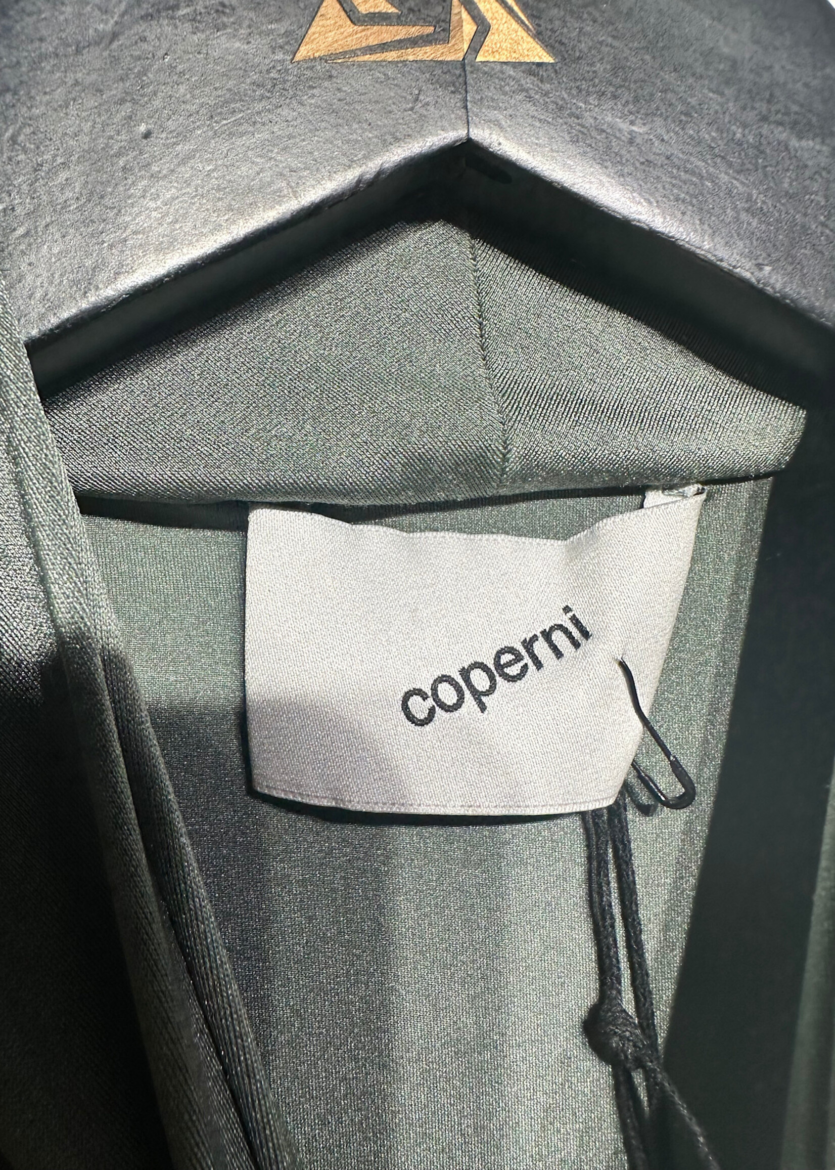 Coperni Green High Neck Fitted Top Unisex L