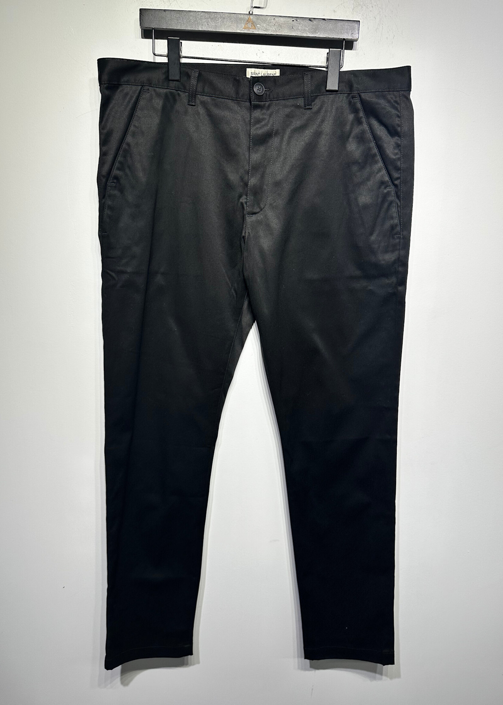 90s SAINT LAURENT　Lame Half Slacks Saint Laurent 90's Slim Jeans in Denim | Saks Fifth Avenue