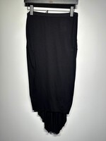 Rick Owens Lilies Black Layered Skirt 28 2