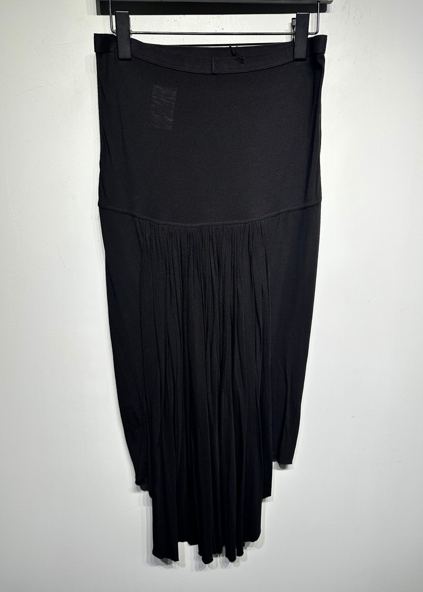 Rick Owens Lilies Black Layered Skirt 28 2