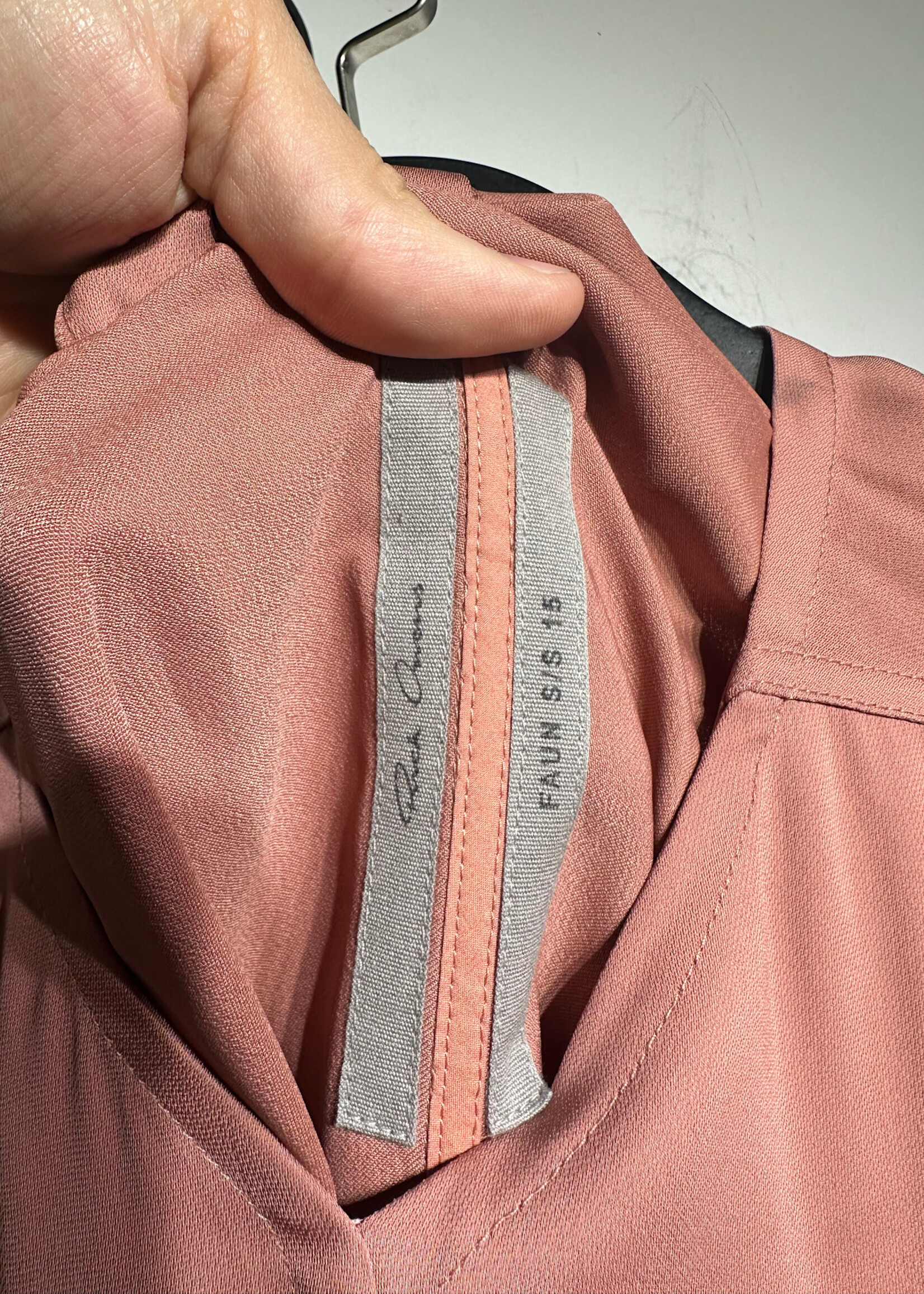 Rick Owens SS15 Faun Viscose Dress 8/M