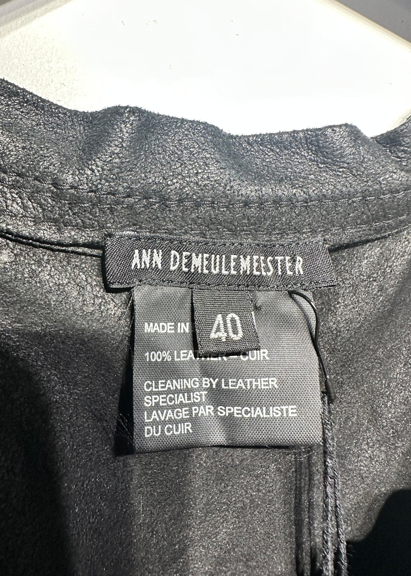Ann Demeulemeester Leather Strap Tank S