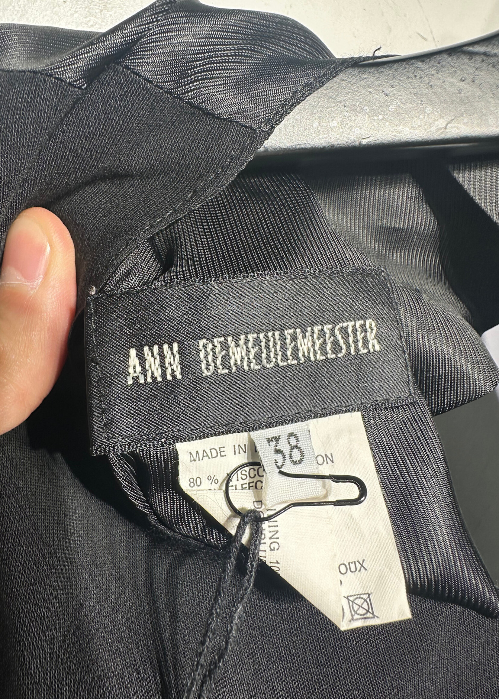 ANN DEMEULEMEESTER 2012SS ローゲージ ベスト XS ANN DEMEULEMEESTER 2012SS ローゲージ ベスト XS ANN