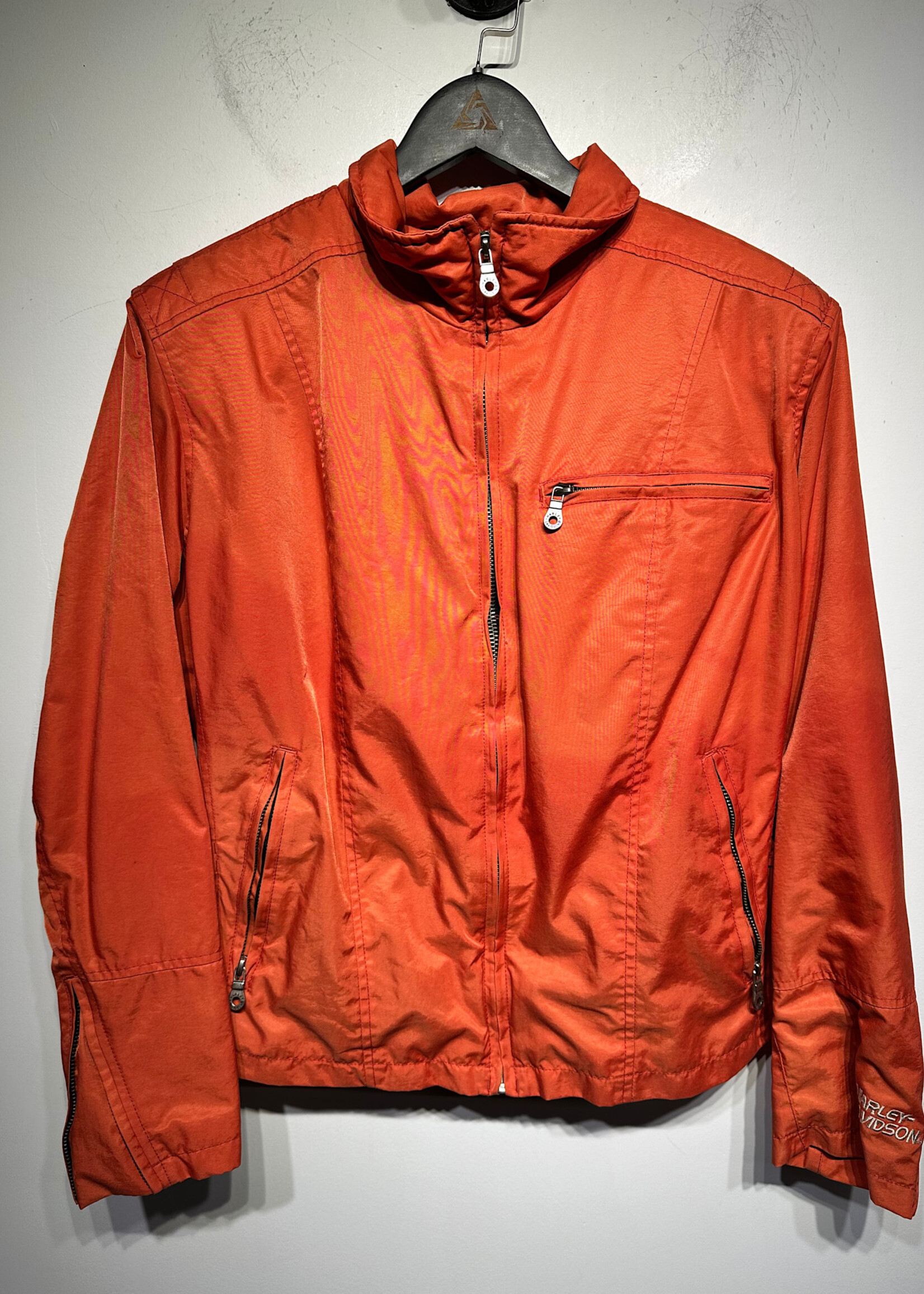 Harley Orange Nylon Jacket Fem XL