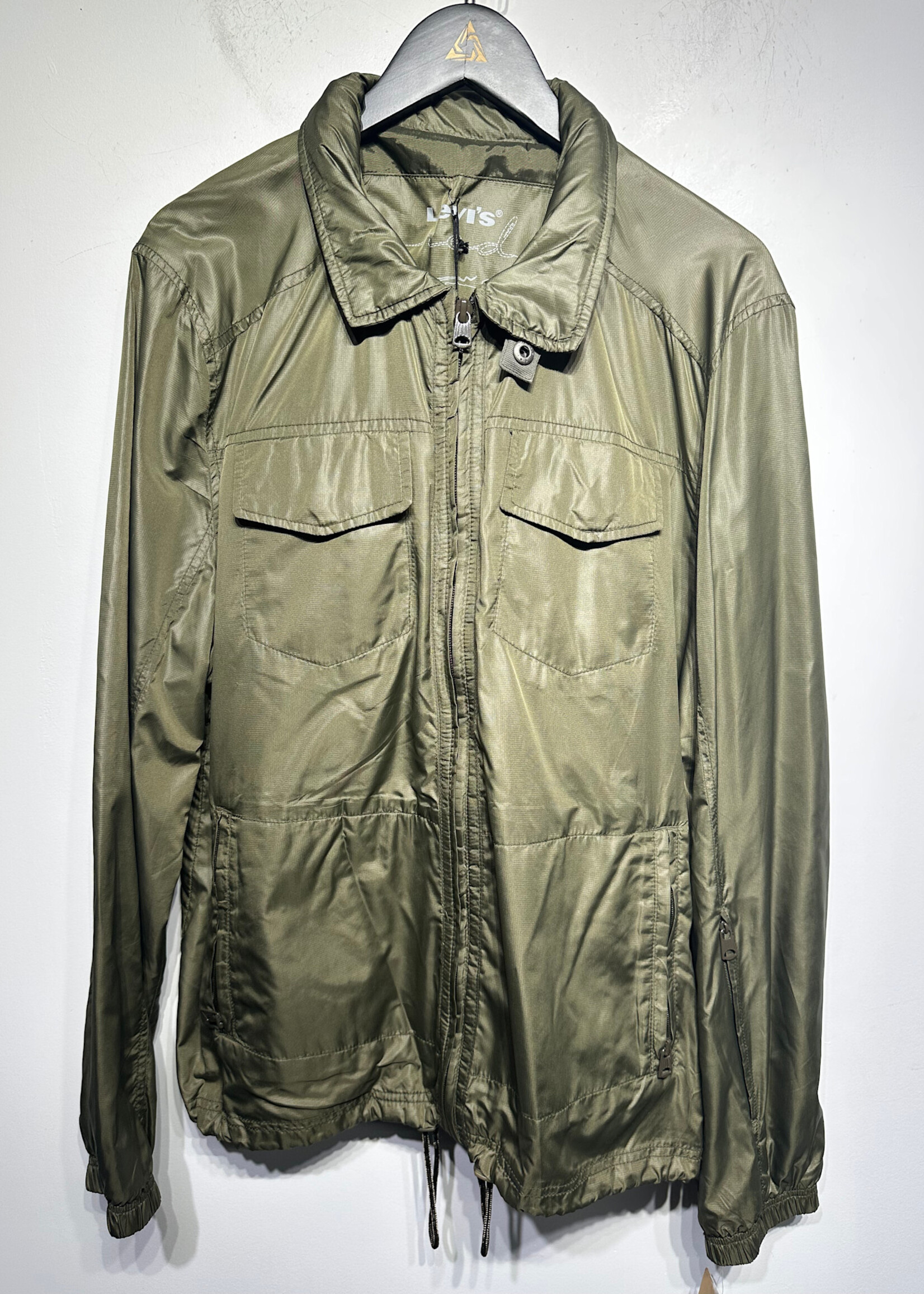 NWT Levi's Green Windbreaker XL