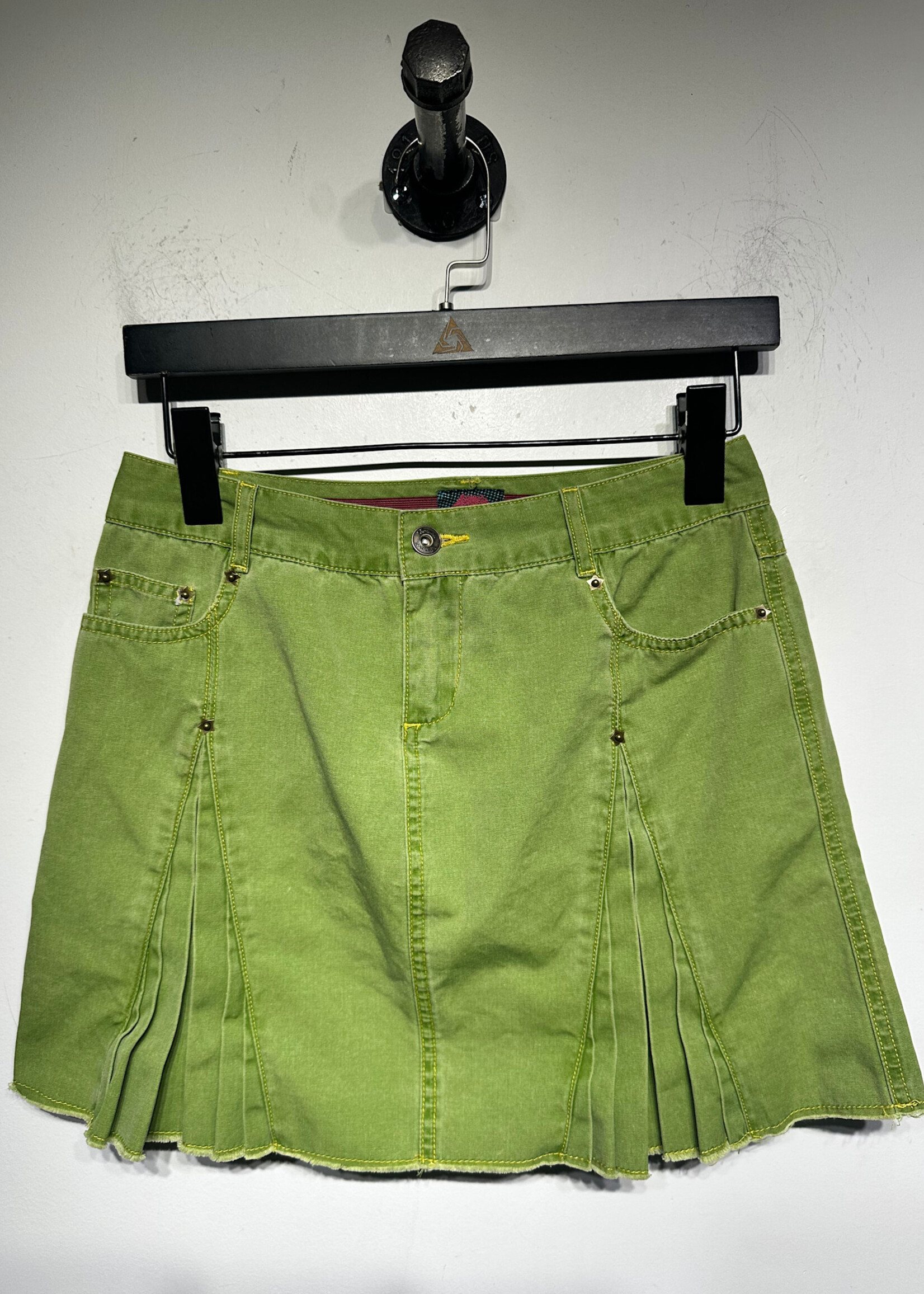 Florucci Green Mini Skirt 28