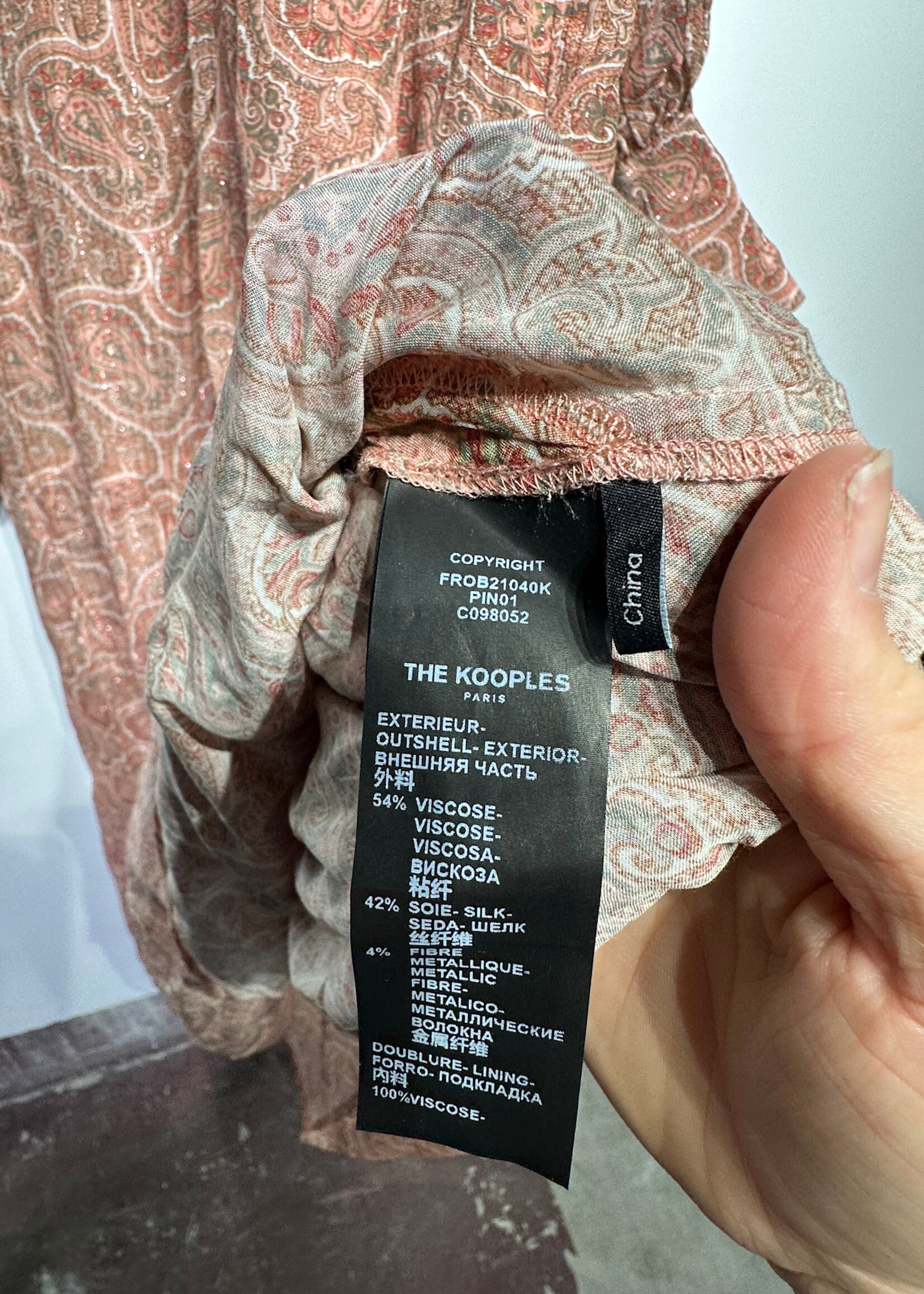 The Kooples Paisley Dress S