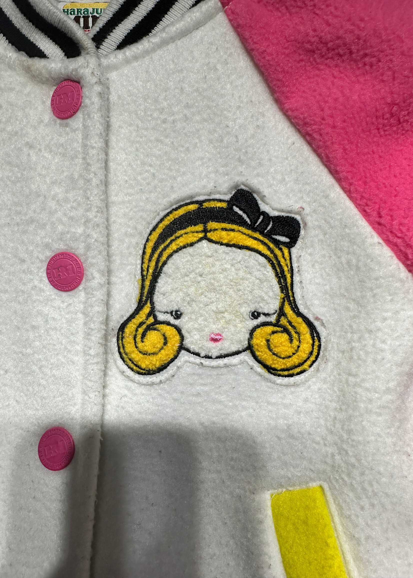 Harajuki Mini Varsity Jacket Youth M