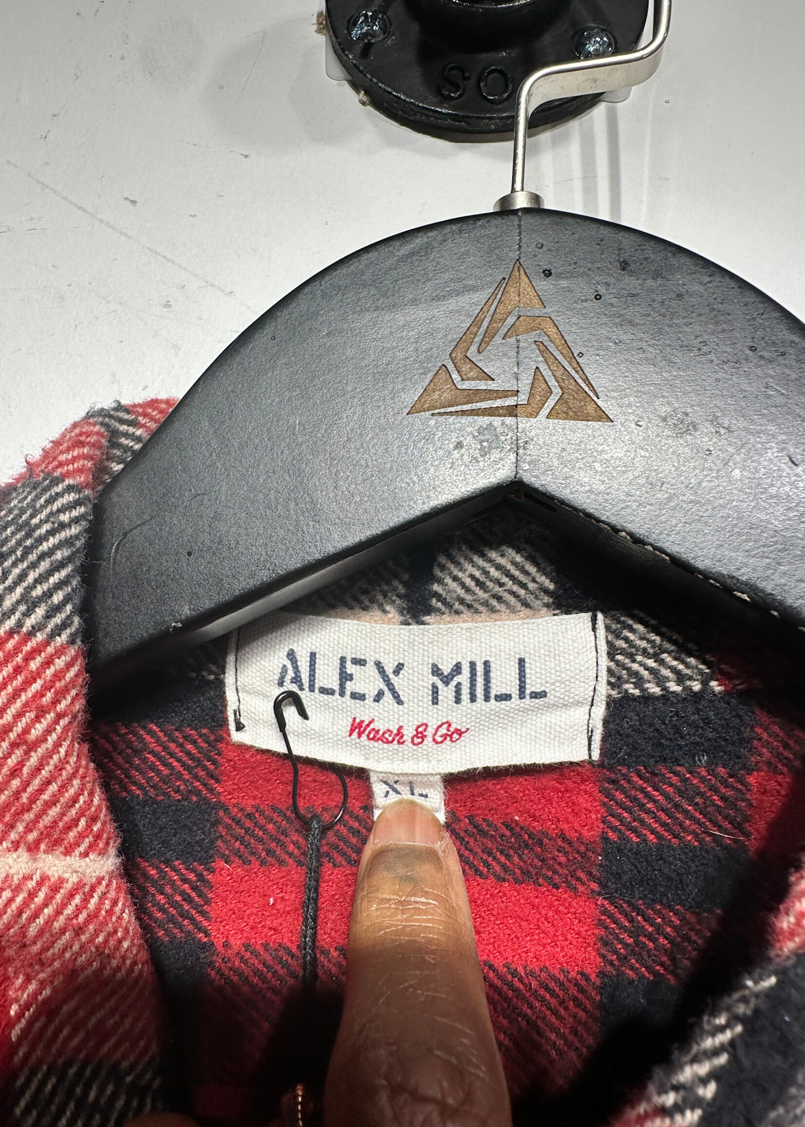 Alex Mill Red Wool Flannel XL