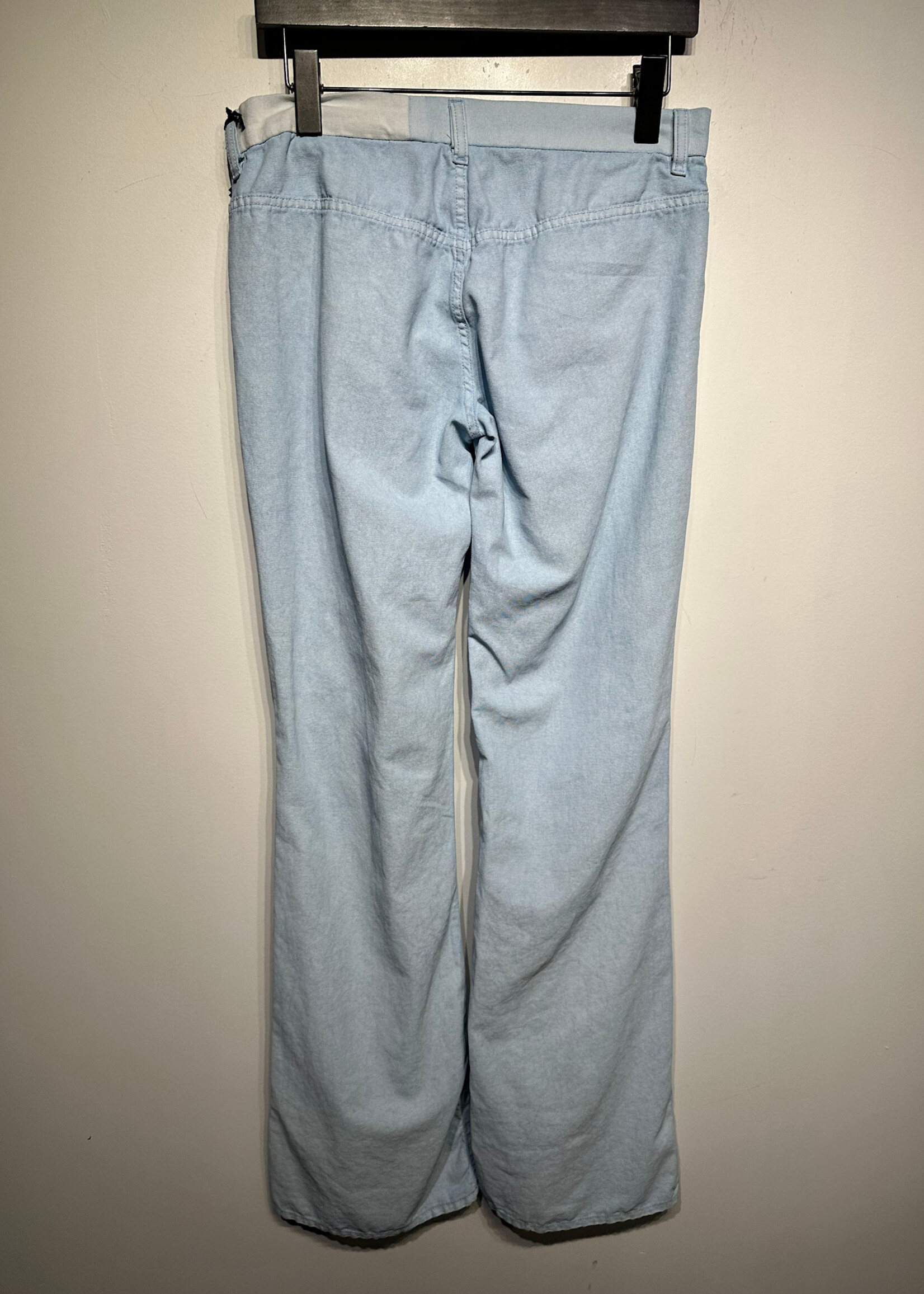 Diesel Light Blue Flared Pants 30