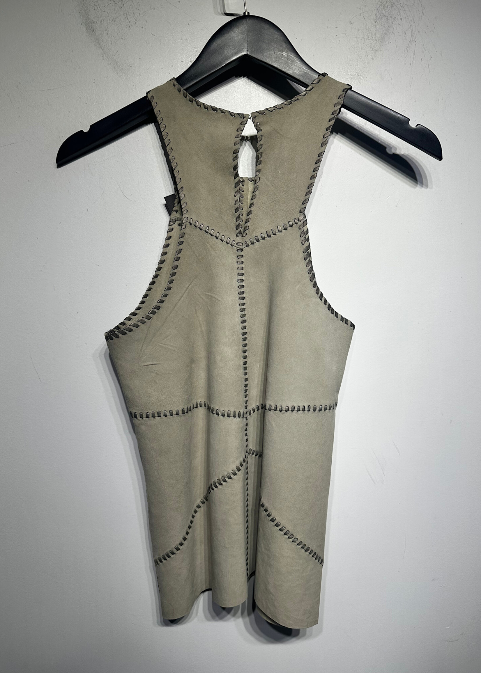 All Saints Goat Suede Tank S