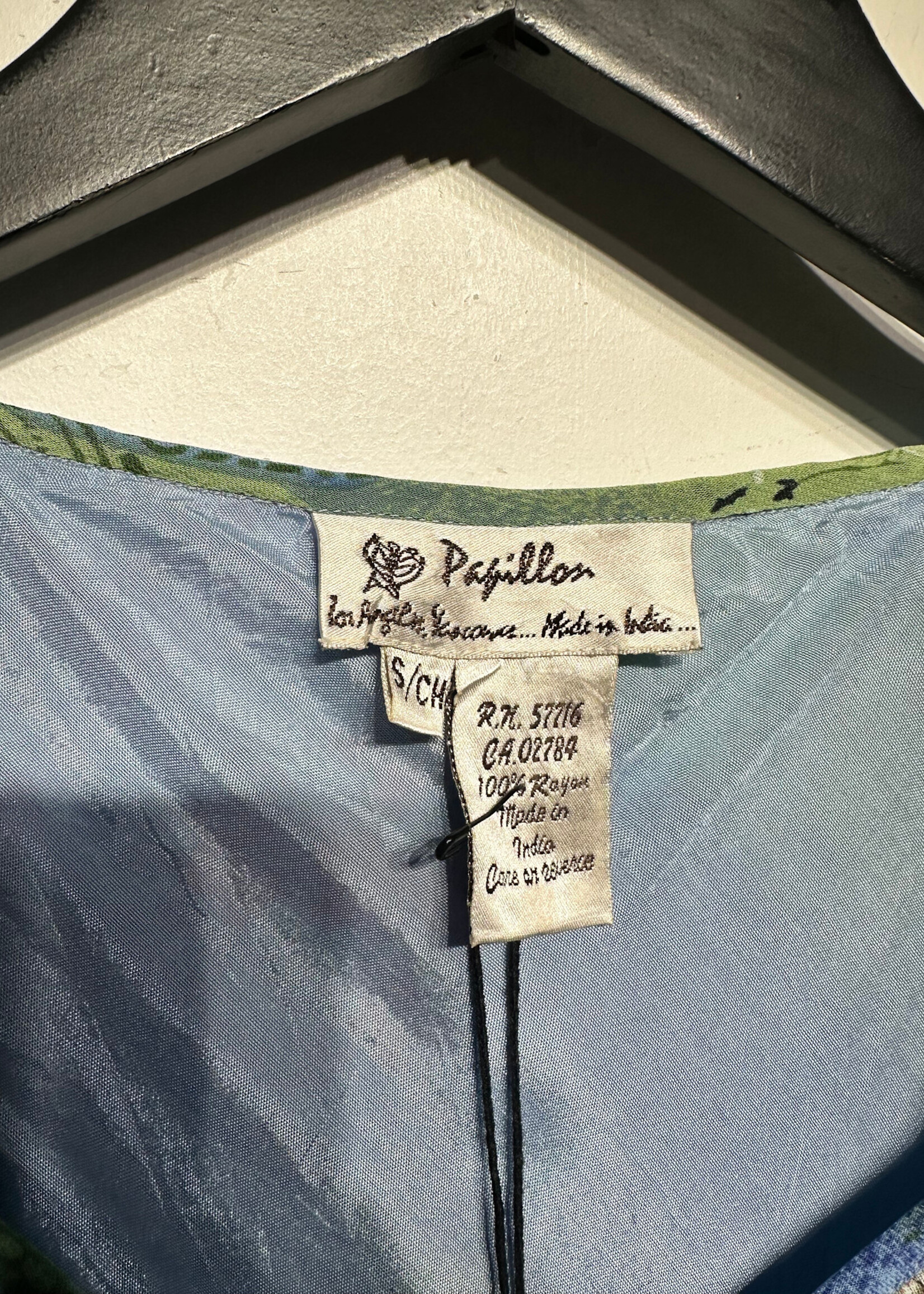 Papillion Vintage Multicolor Floral Maxi Dress S