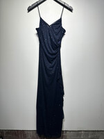 B Smart Vintage Blue Gem Dress M