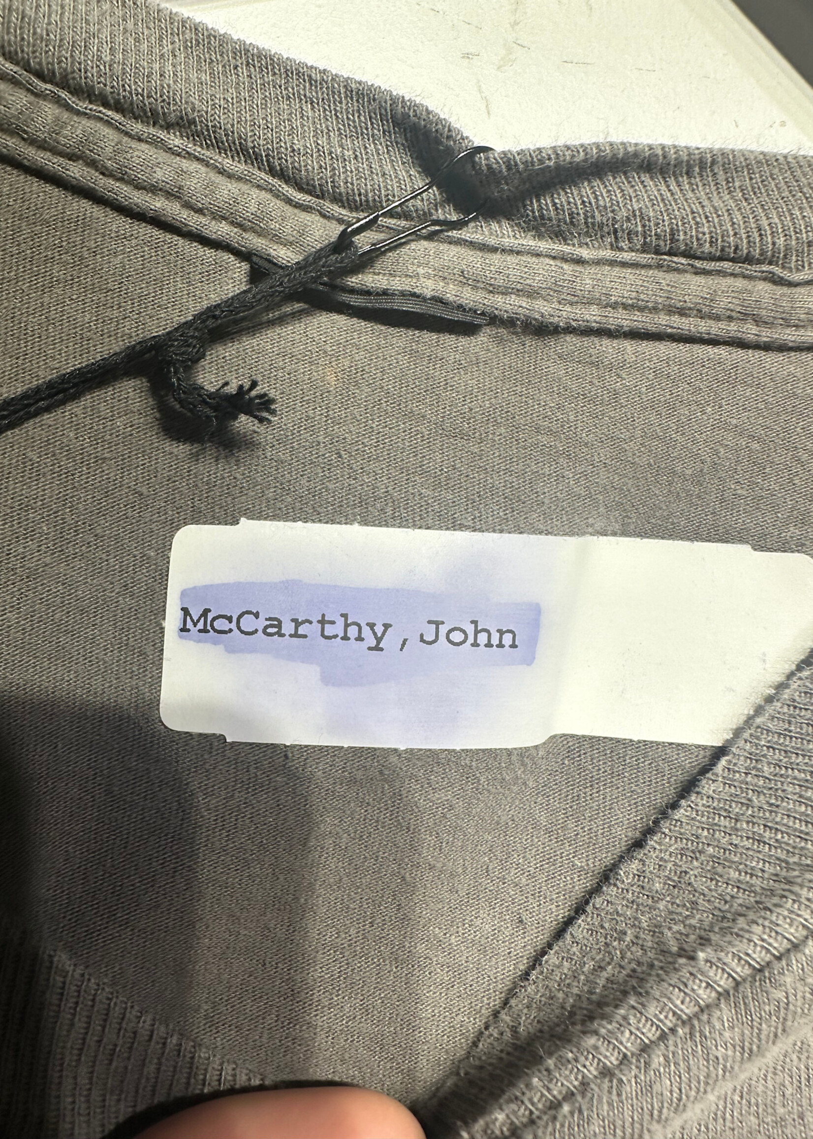 McCarthy, John DIY Cut n Sew Tee XL