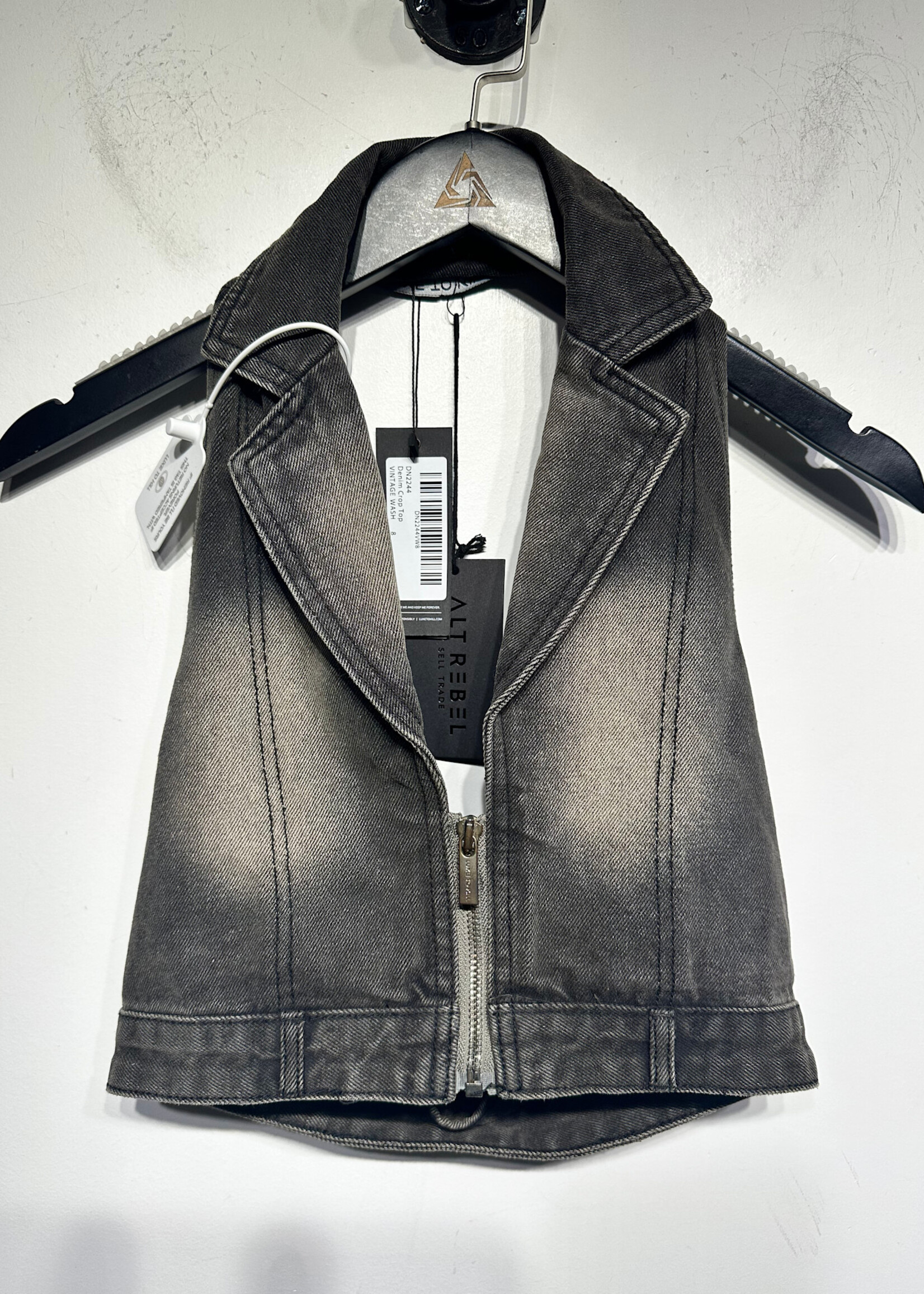 NWT LUXE TO KILL 2PC DENIM SET M