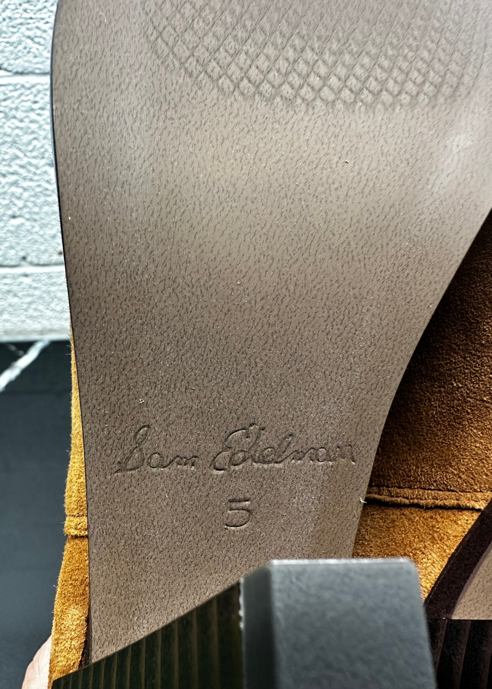 NIB Sam Edelman Brown Suede Boots Fem 5